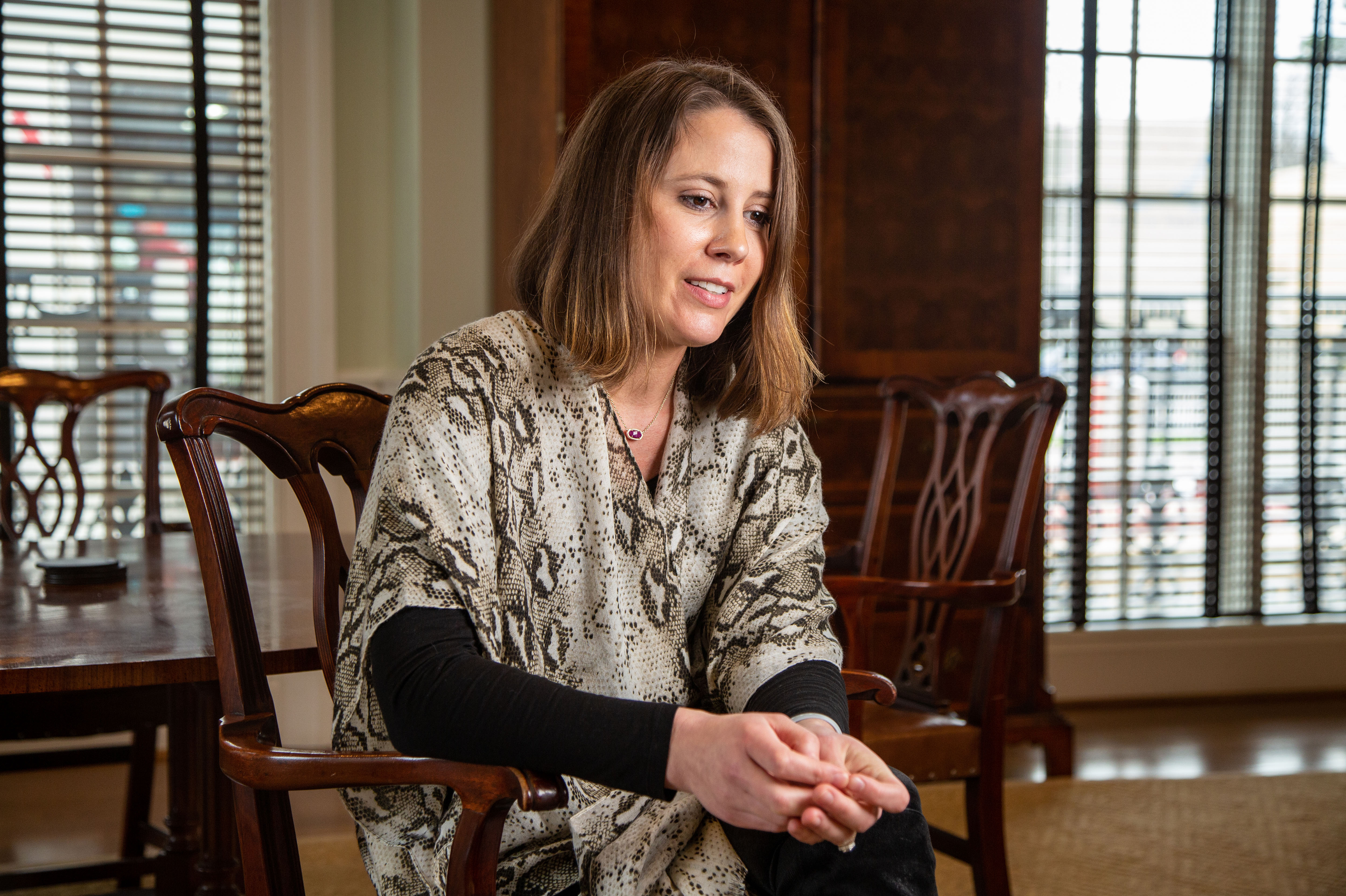 Kristen Bates, senior vice president of operations, has worked at the firm six years.