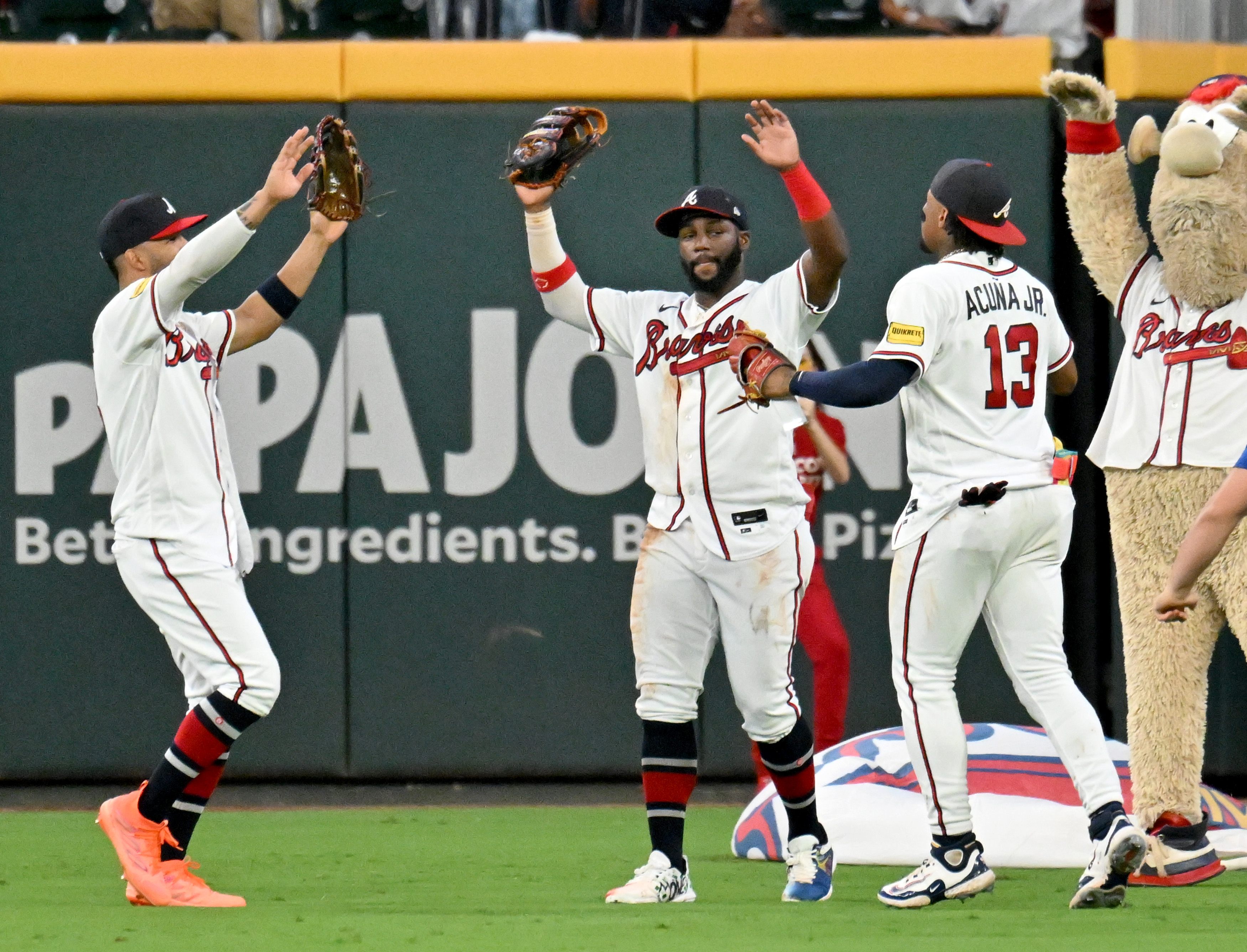 Acuña, Ozuna go deep as Braves hold slumping Yankees to just one hit in  easy 5-0 victory