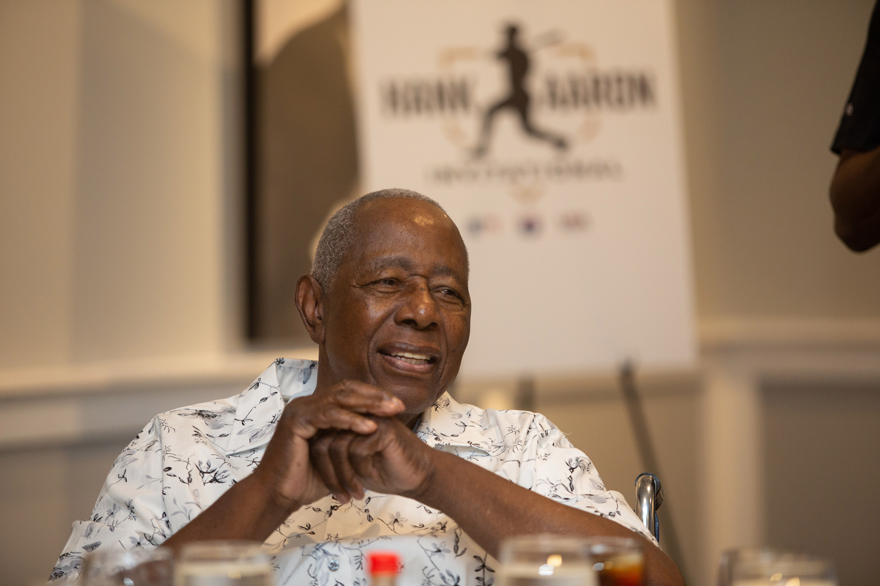 Andrew Young inspires players at Hank Aaron Invitational