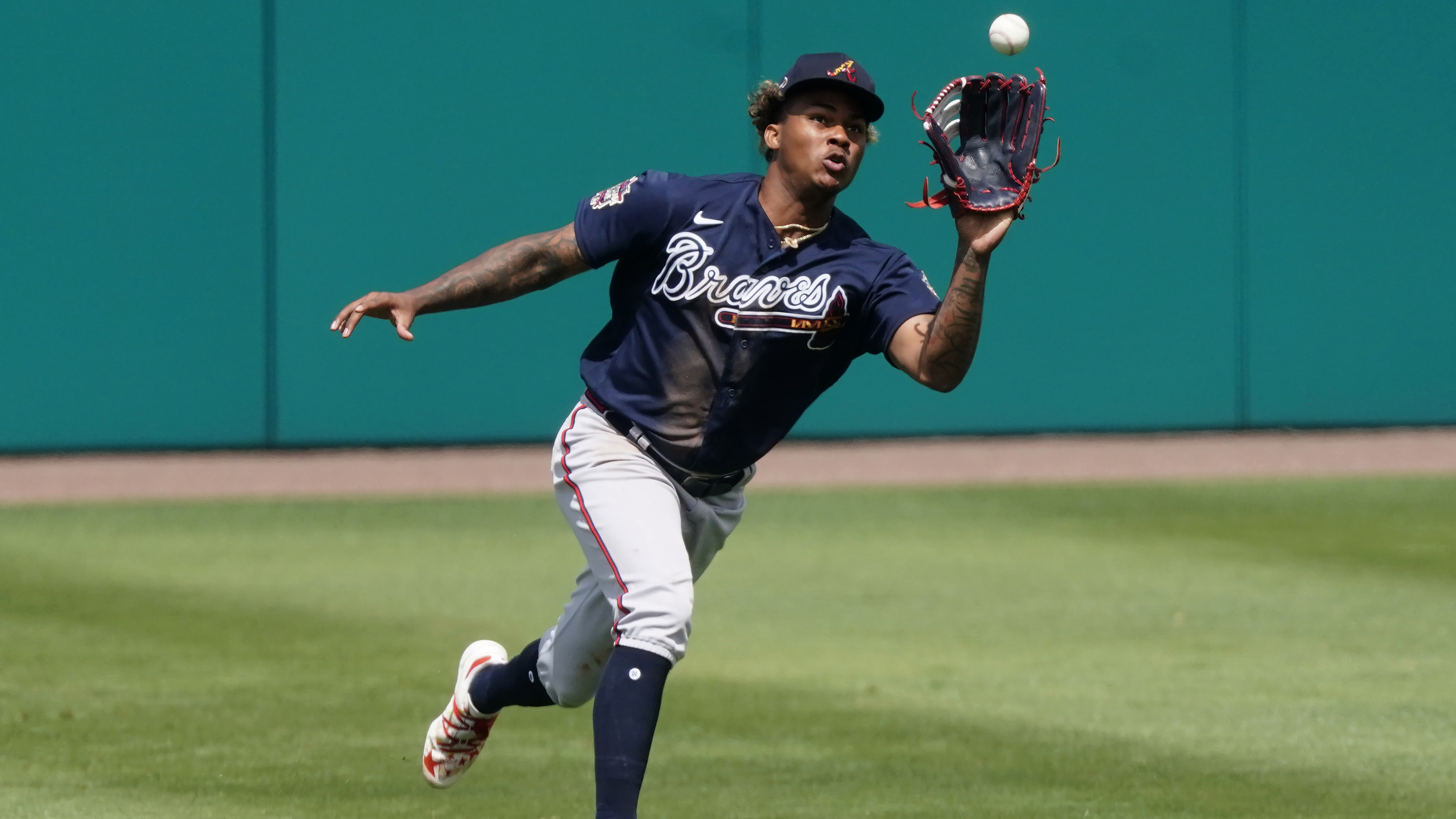 Braves' Cristian Pache becomes 7th to hit first MLB homer in playoffs
