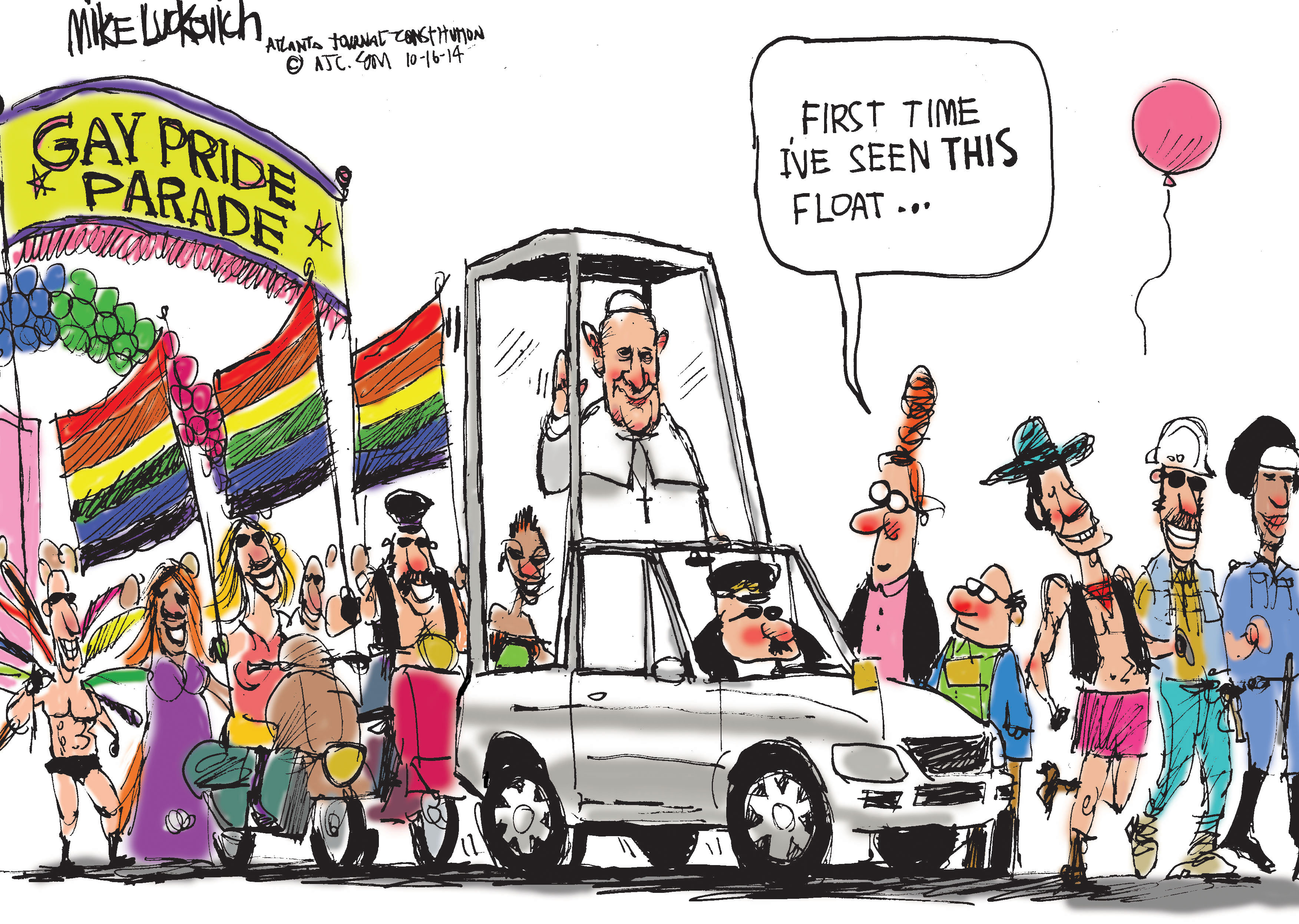 Gallery: Mike Luckovich cartoons on the battle for LGBT rights