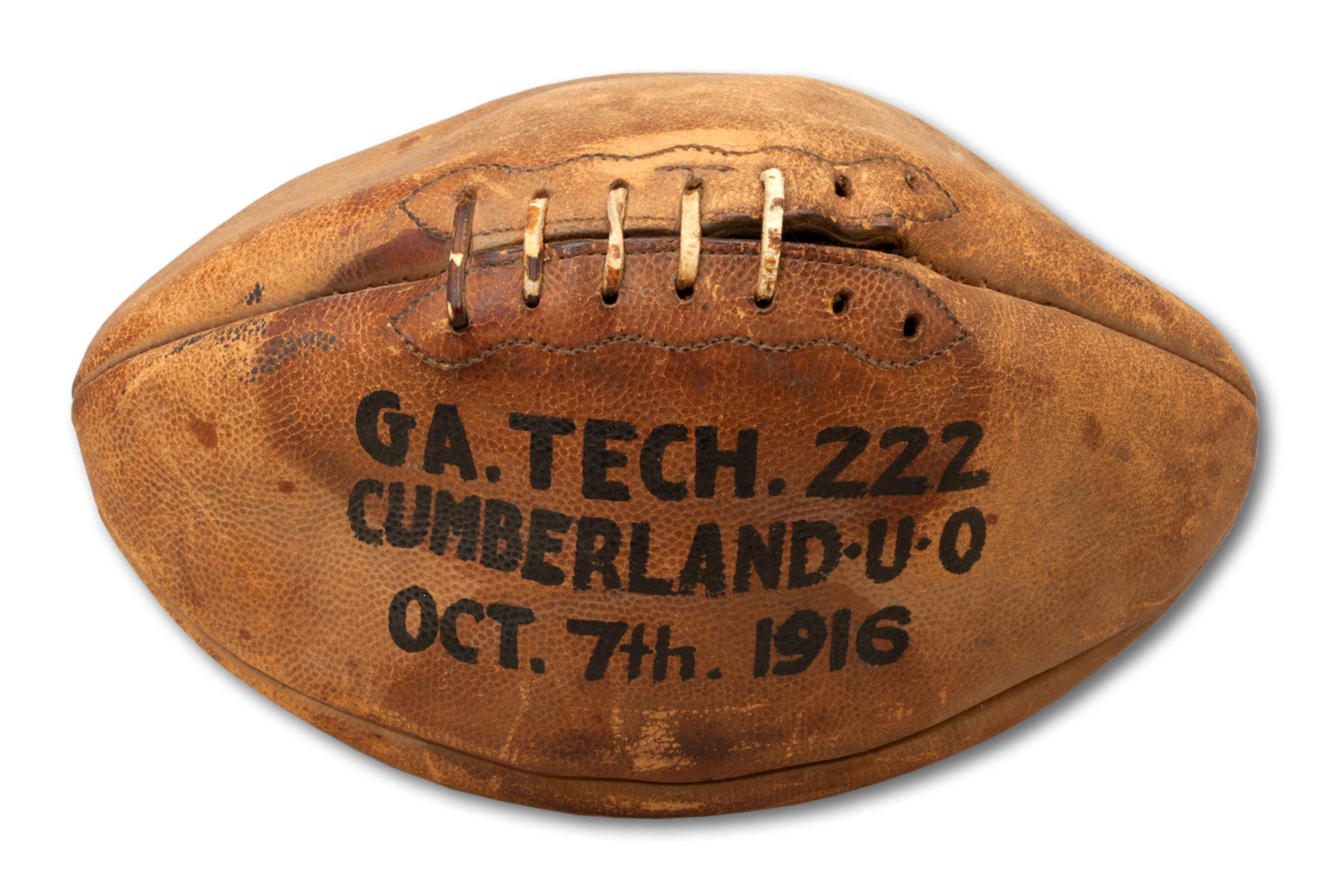 Cumberland game ball auction over at $40K