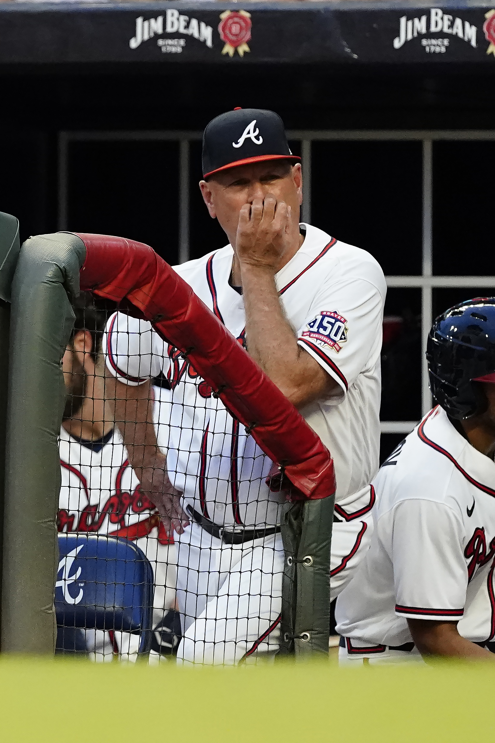 Photos: Joc Pederson hits home run as Braves play Rays