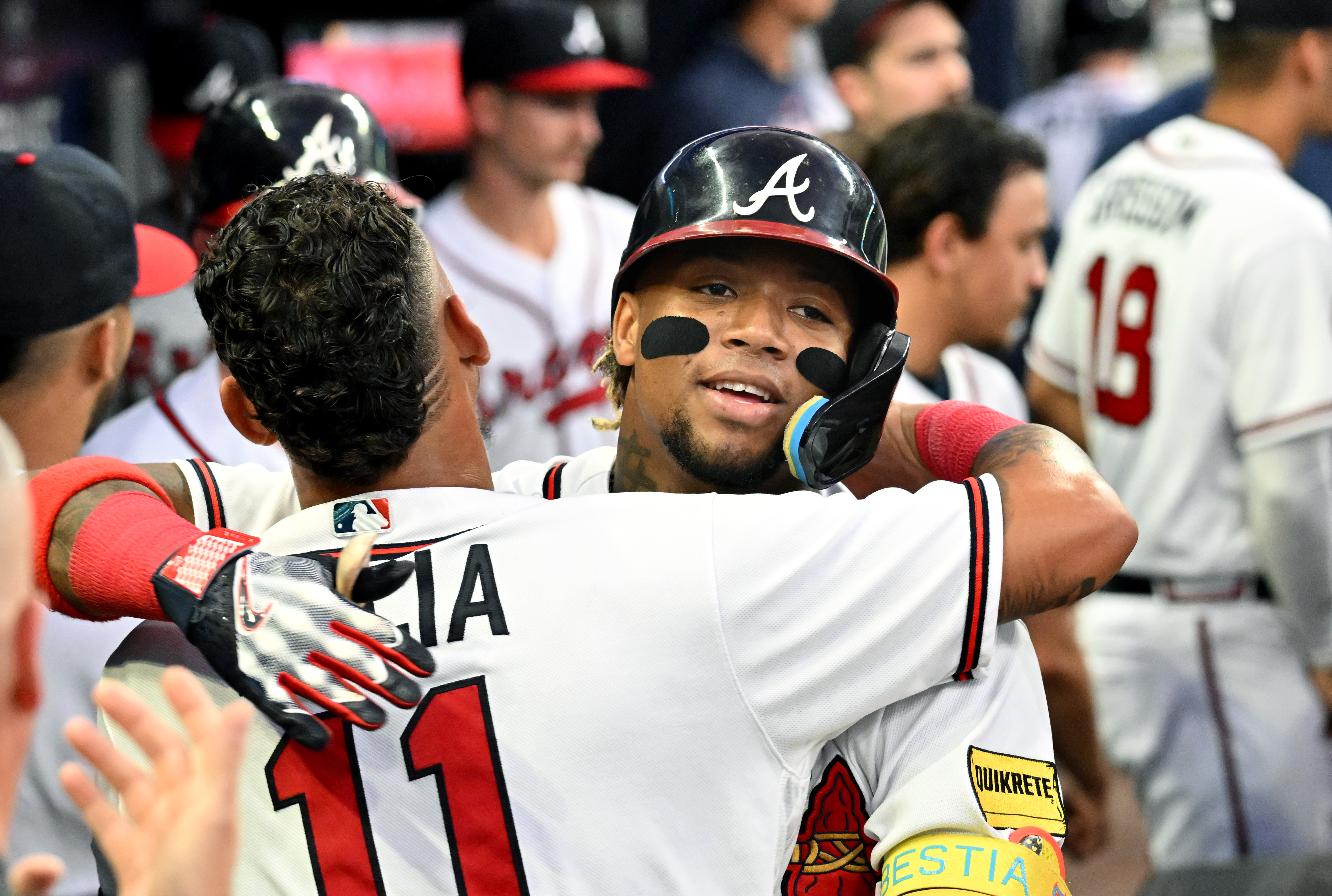 Acuña, Ozuna go deep as Braves hold slumping Yankees to just one hit in  easy 5-0 victory