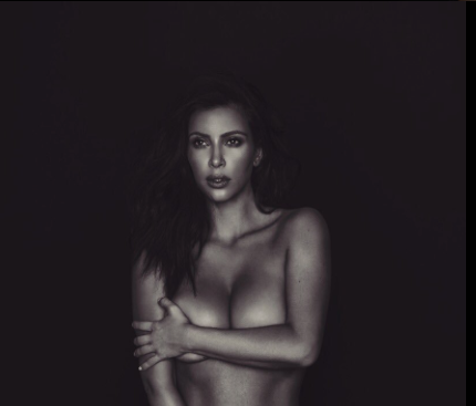 Kim Kardashian's been on a naked-selfie tear this week.