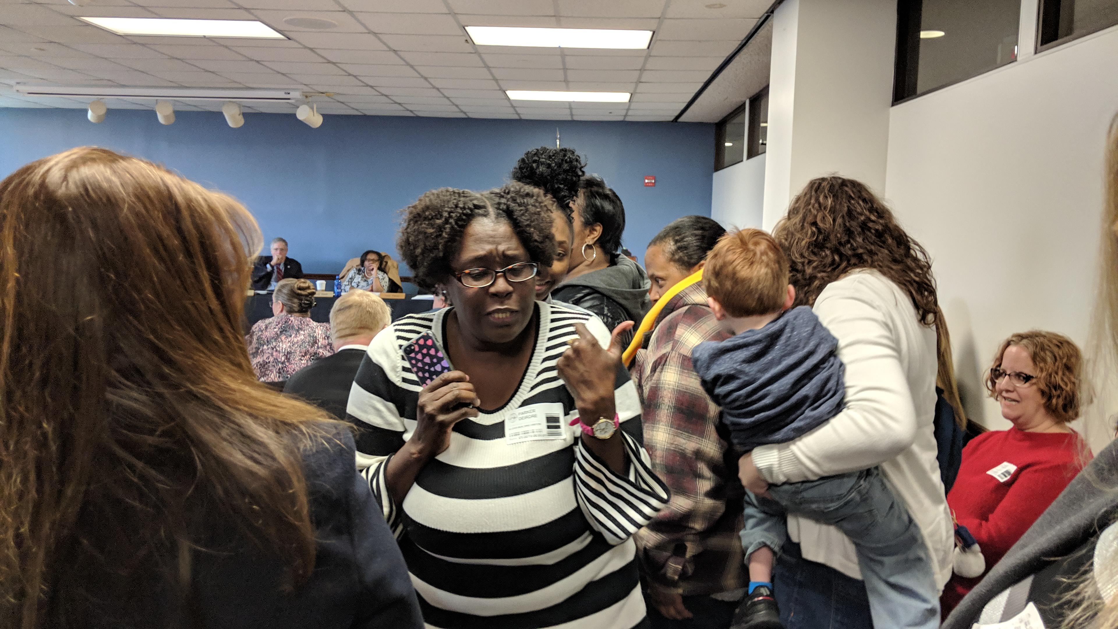 Deirdre Parker, whose daughter attends Georgia Cyber Academy, an online charter school, went to a state hearing with other parents in January to support a yearlong extension of the struggling school’s authority to operate. The State Charter Schools Commission granted it, but the charter only runs through the next school year. A decision on a five-year charter renewal is expected early next year.