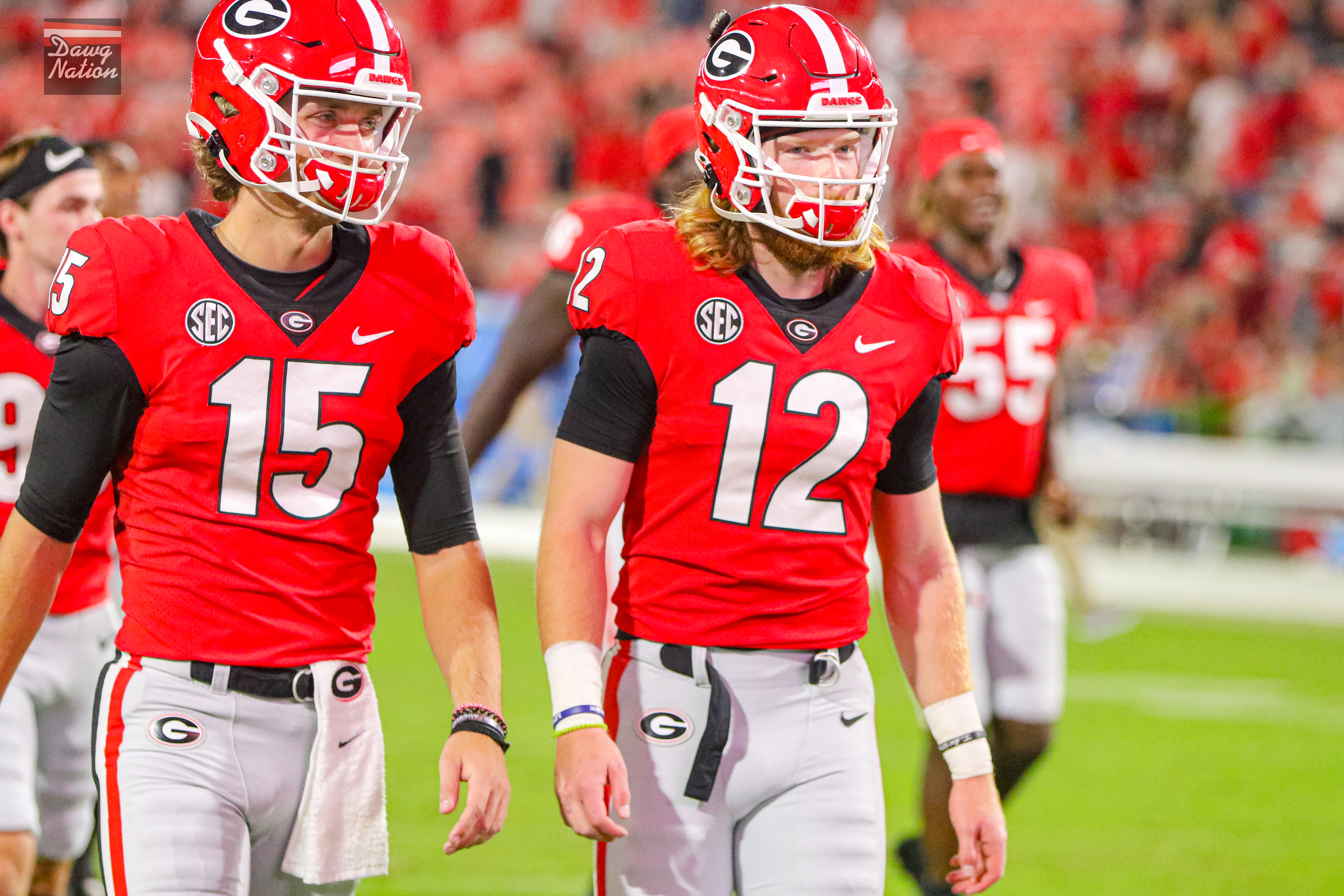 Predicting the winner of Georgia football QB battle between Carson Beck,  Brock Vandagriff, Gunner Stockton