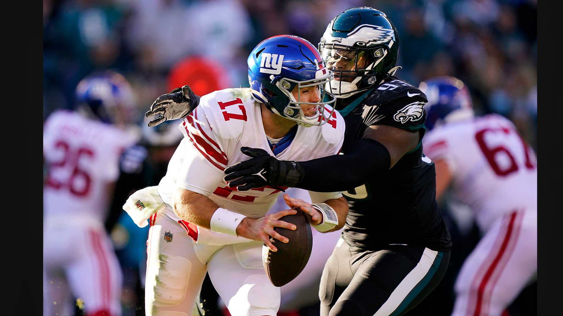 Philadelphia Eagles beat New York Giants, 34-10 — NFL, Week 16