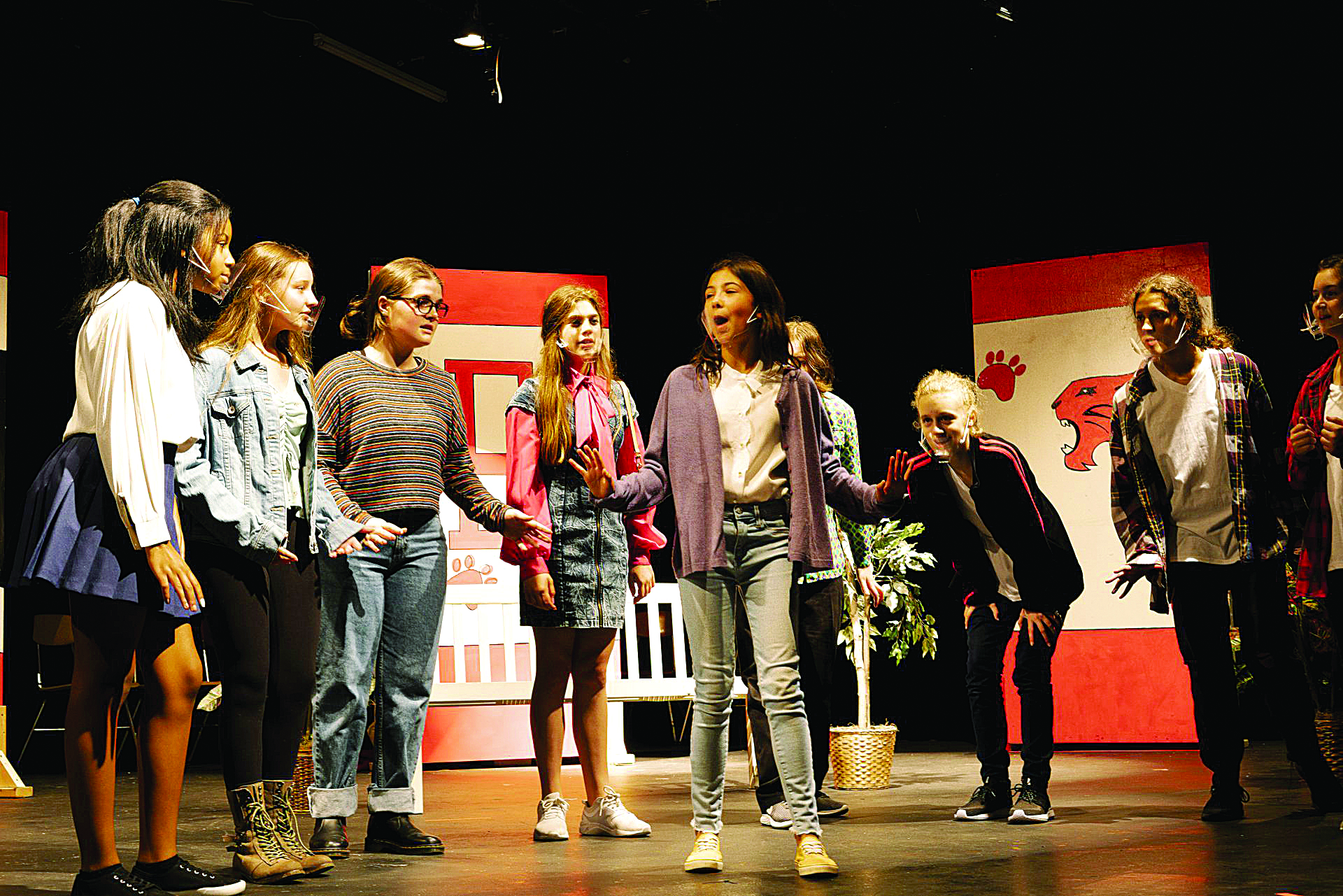 Campers participate in the Stage Door Theatre camp at the Spruill Center. (Courtesy of the Spruill Center)