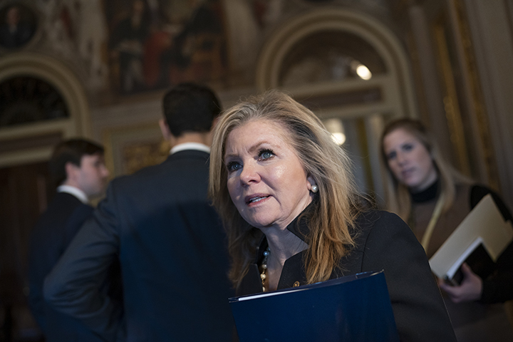 Sen. Marsha Blackburn, a Republican from Tennessee, accused Democrats of only trying to create talking points for the campaign trail.