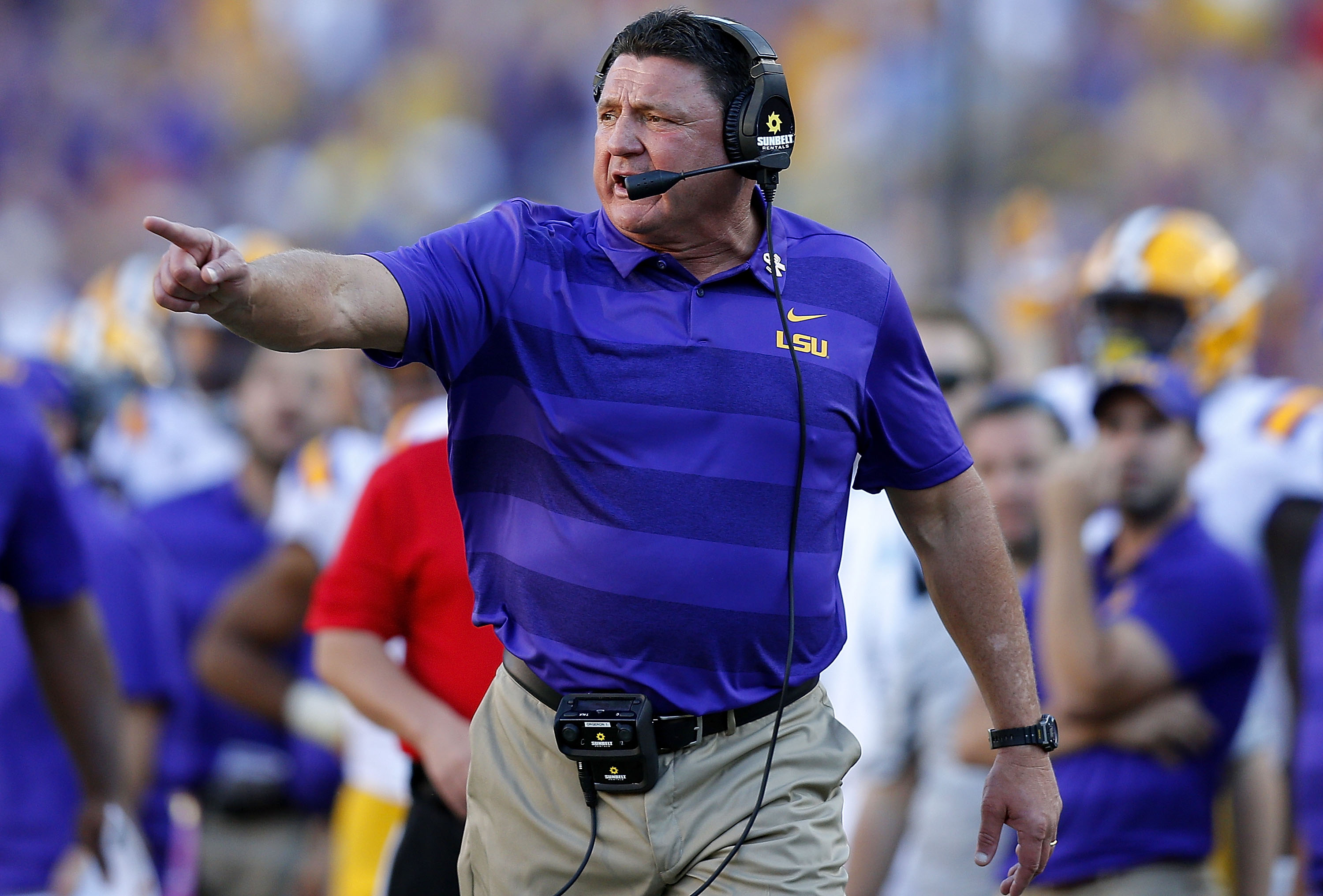 LSU coach Ed Orgeron says Tigers had message to send to Georgia