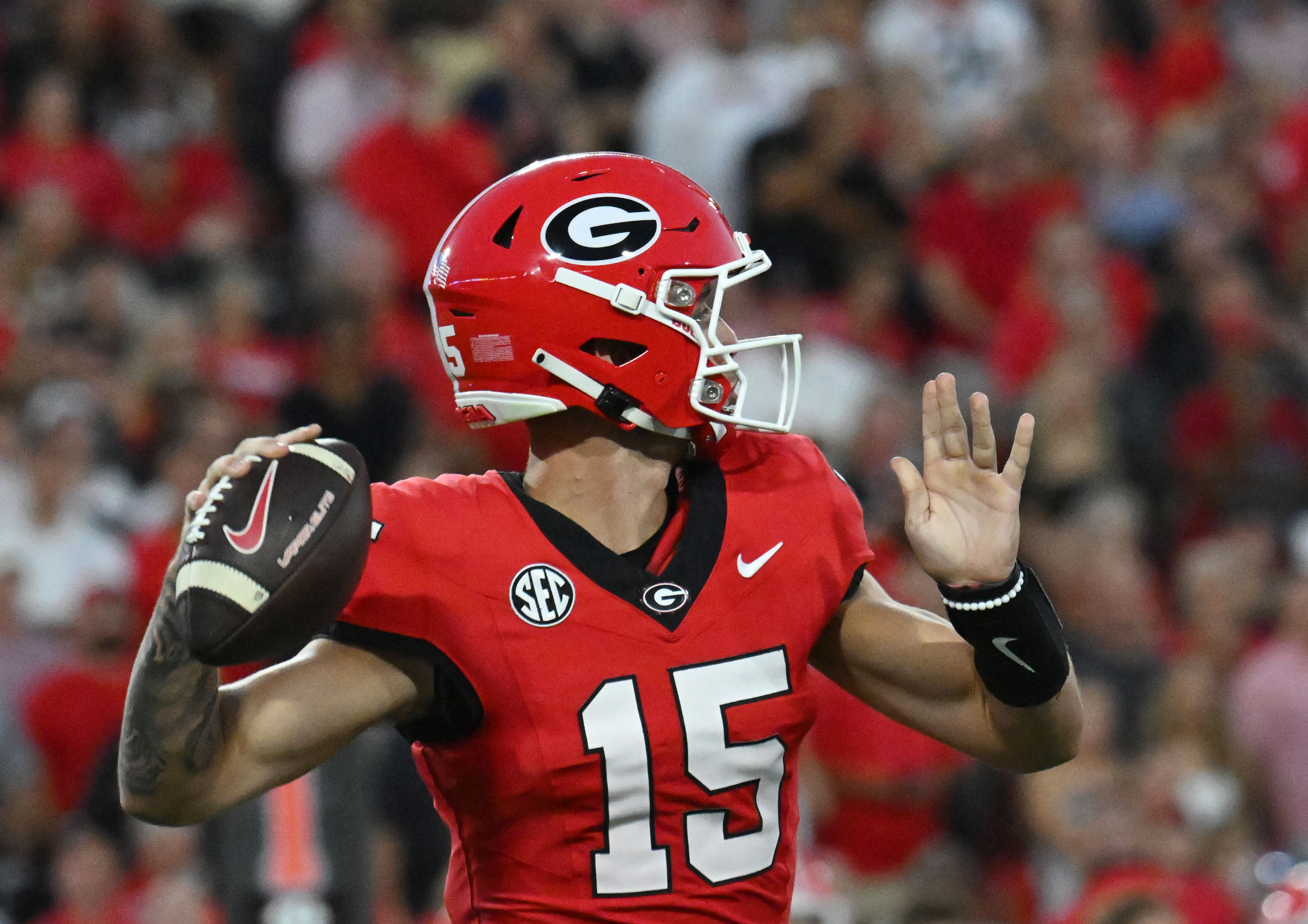 Georgia's Carson Beck has readied himself for SEC Championship game moment