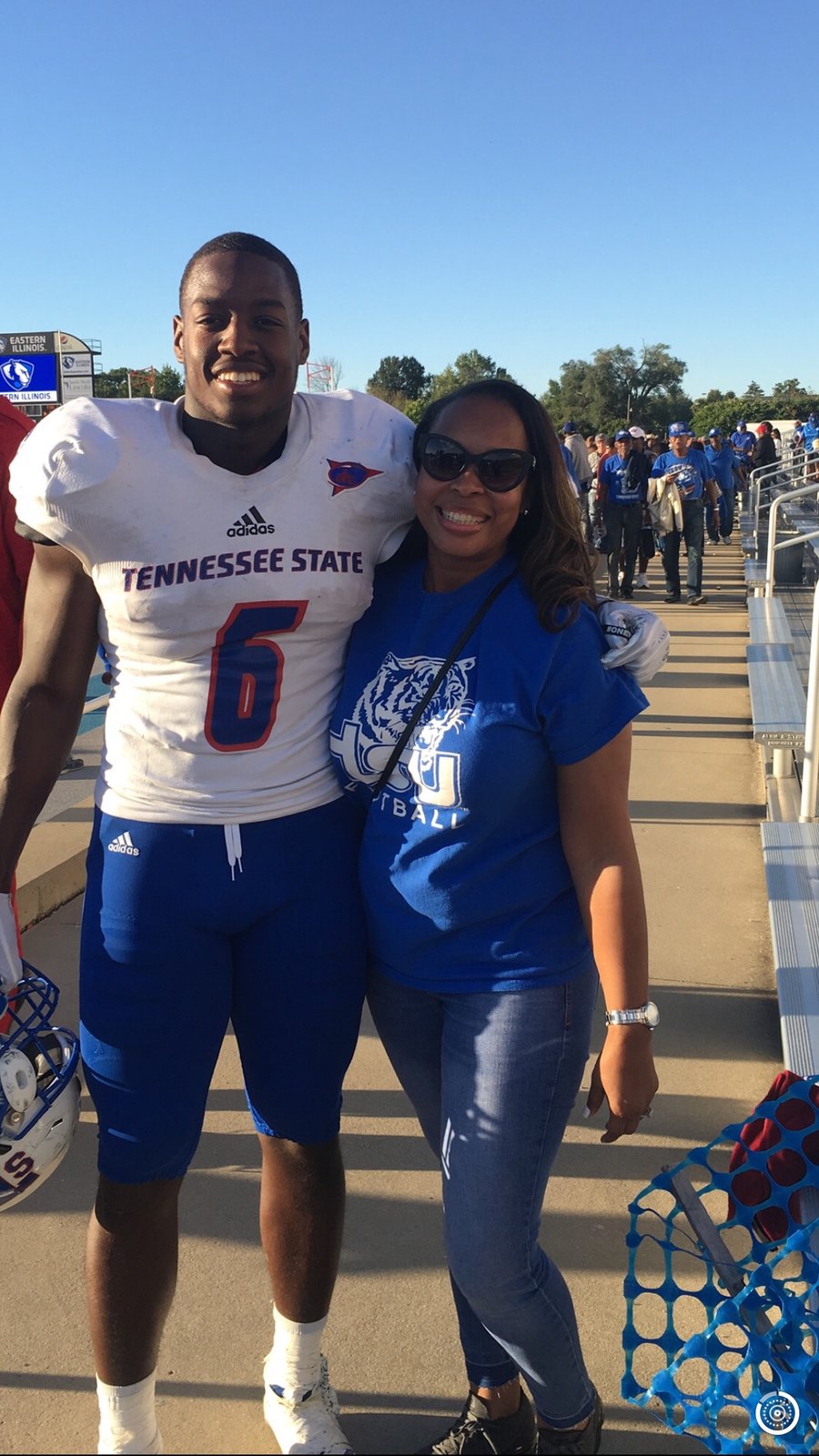 Mother stays strong through injured football player’s recovery