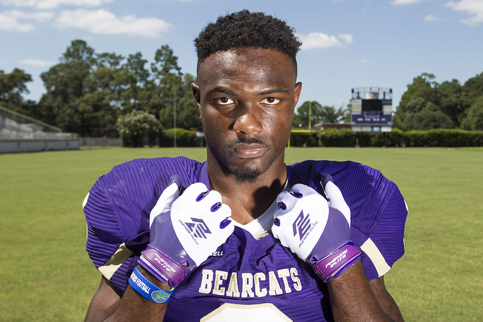 Dameon Pierce 29 Bainbridge High School Bearcats Purple Football Jersey 1 —  BORIZ