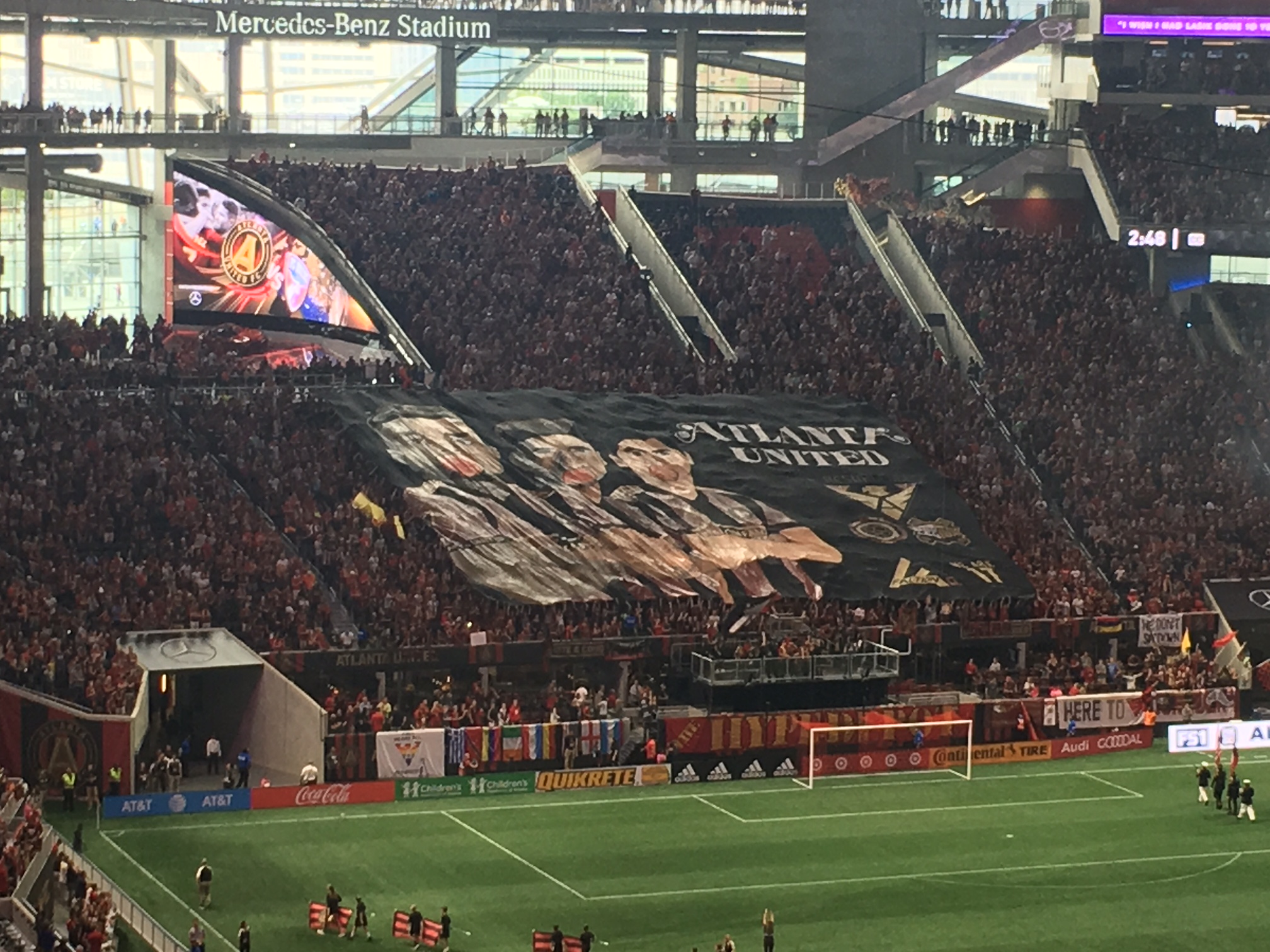 Atlanta United FC Wins in Mercedes-Benz Stadium Opener - Soccer