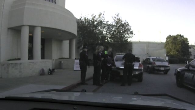 Kimberly Harvey is accused of attacking an Alpharetta officer outside North Point Mall. (Credit: Channel 2 Action News)