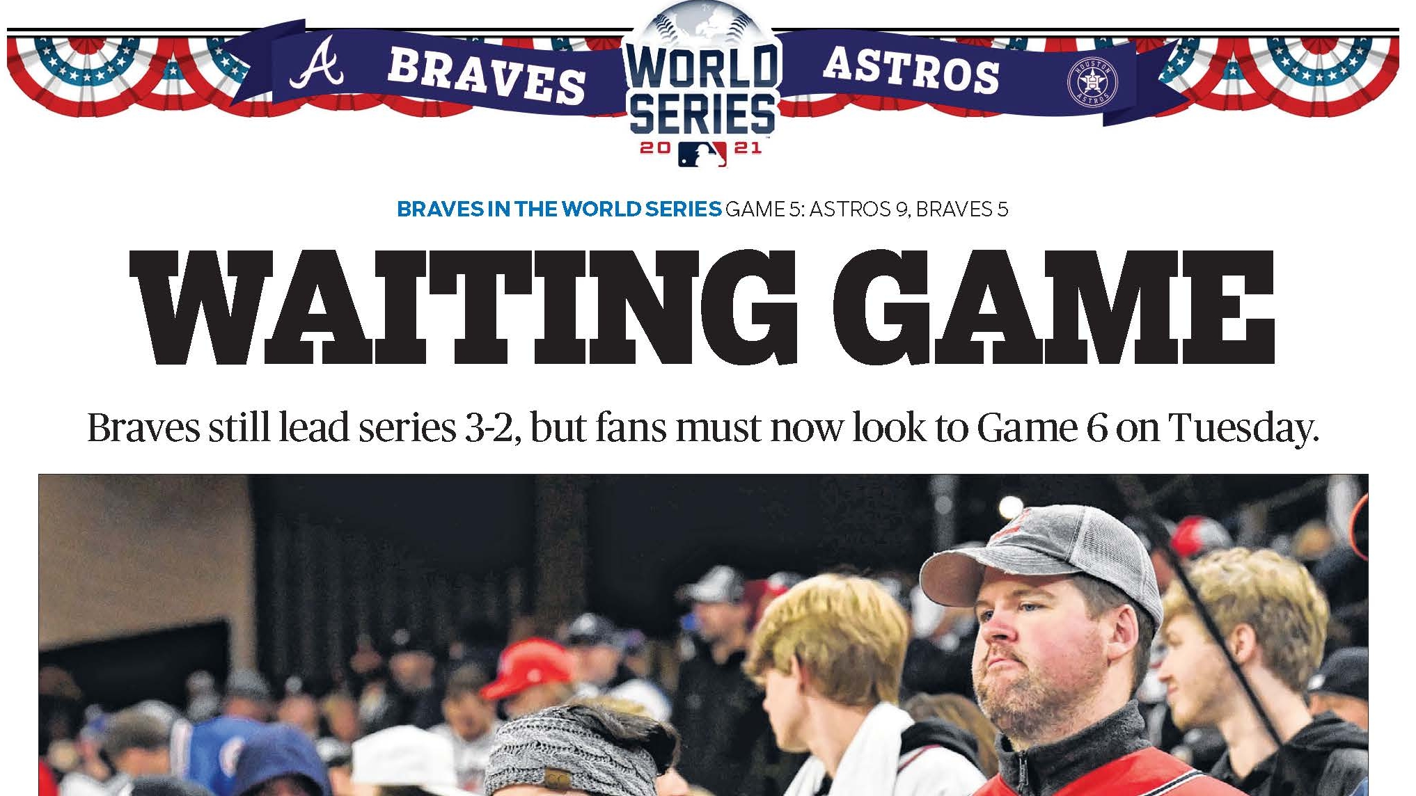 All Trick & No Treat – Atlanta Braves World Series section in Monday Atlanta  Journal-Constitution ePaper - Nov 1 2021