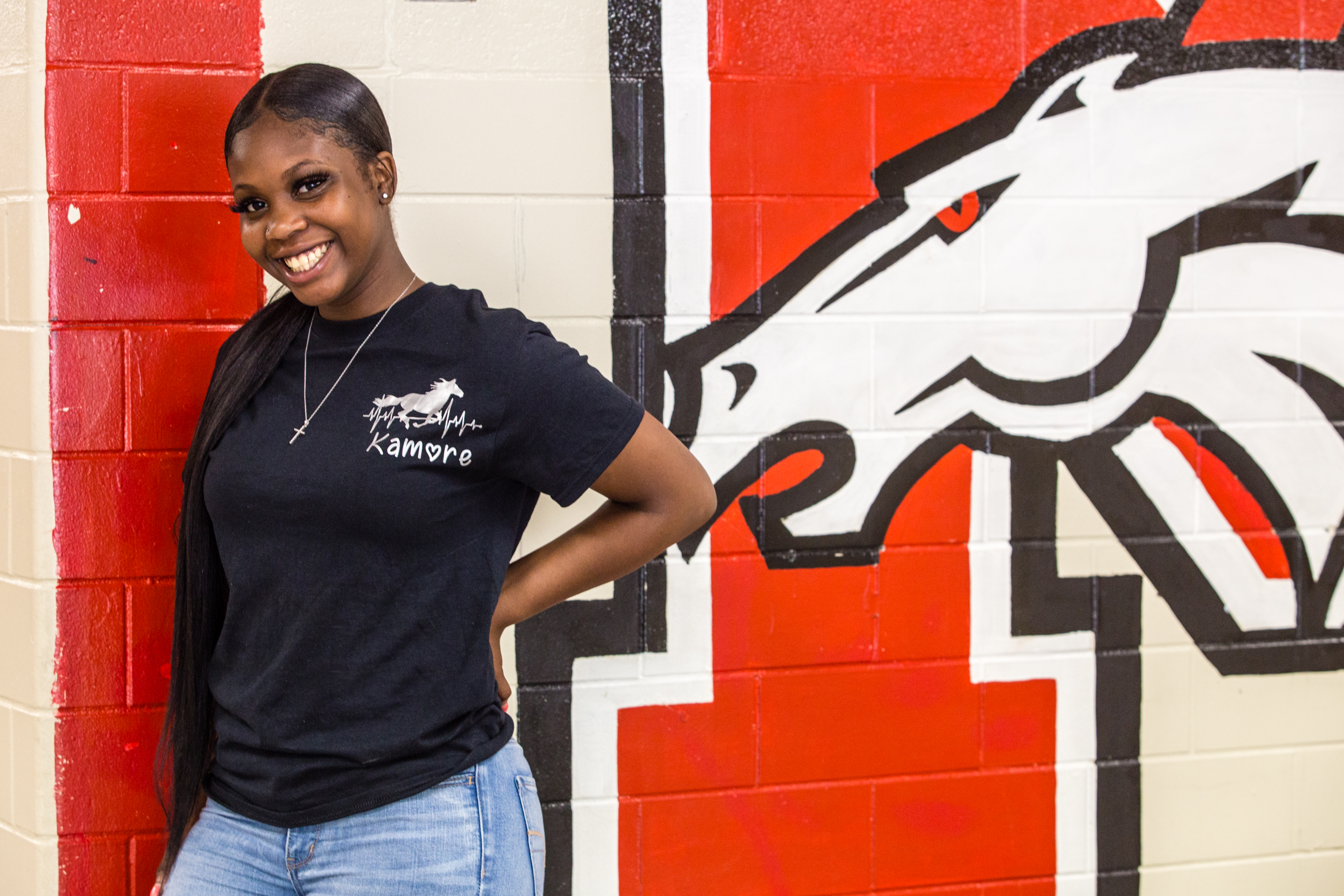 Kamore Campbell is McNair High School's 2020 salutatorian and is attending American University in the fall. Jenni Girtman for The Atlanta Journal-Constitution
