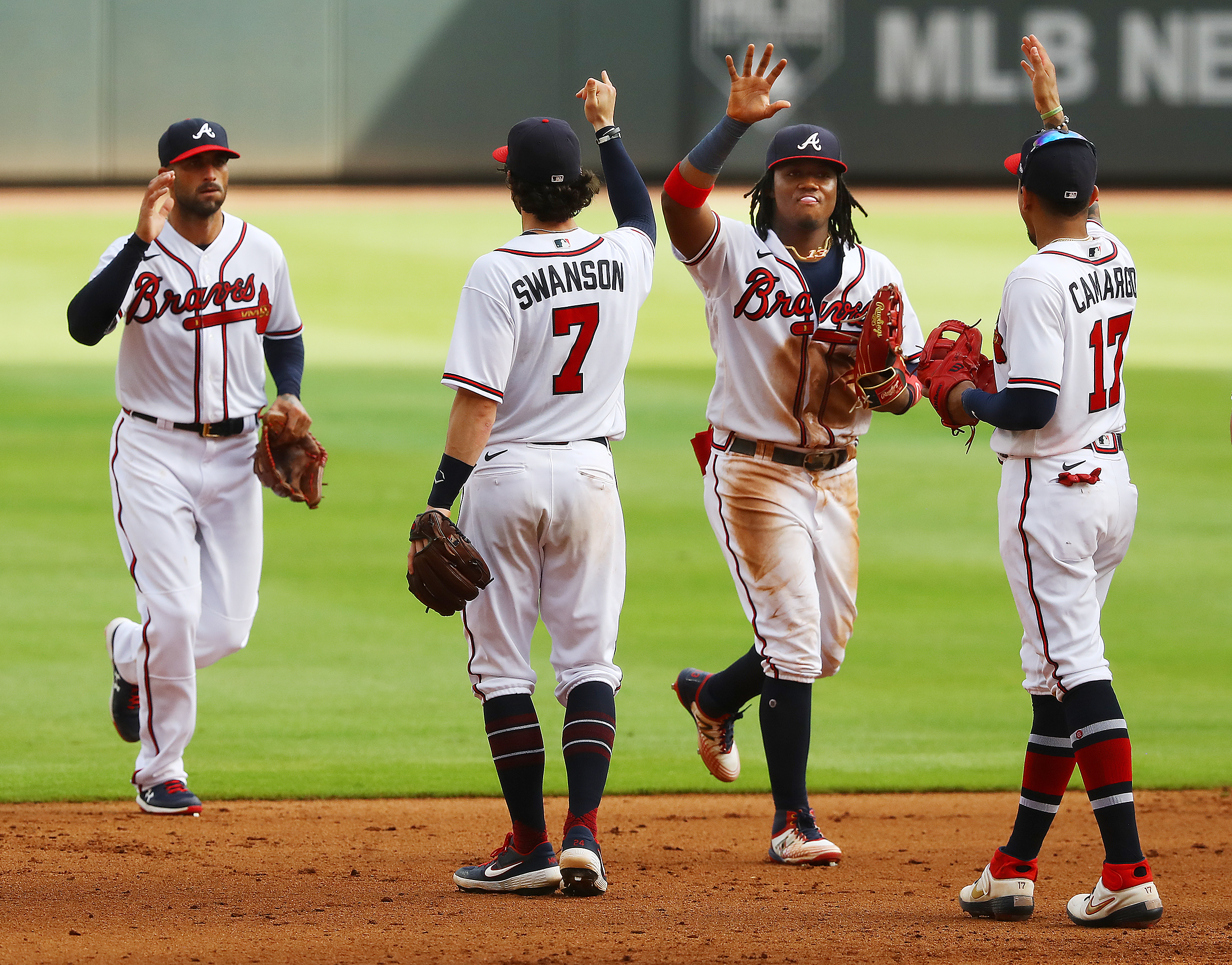 Atlanta Braves - Nick Markakis just tied Babe Ruth in