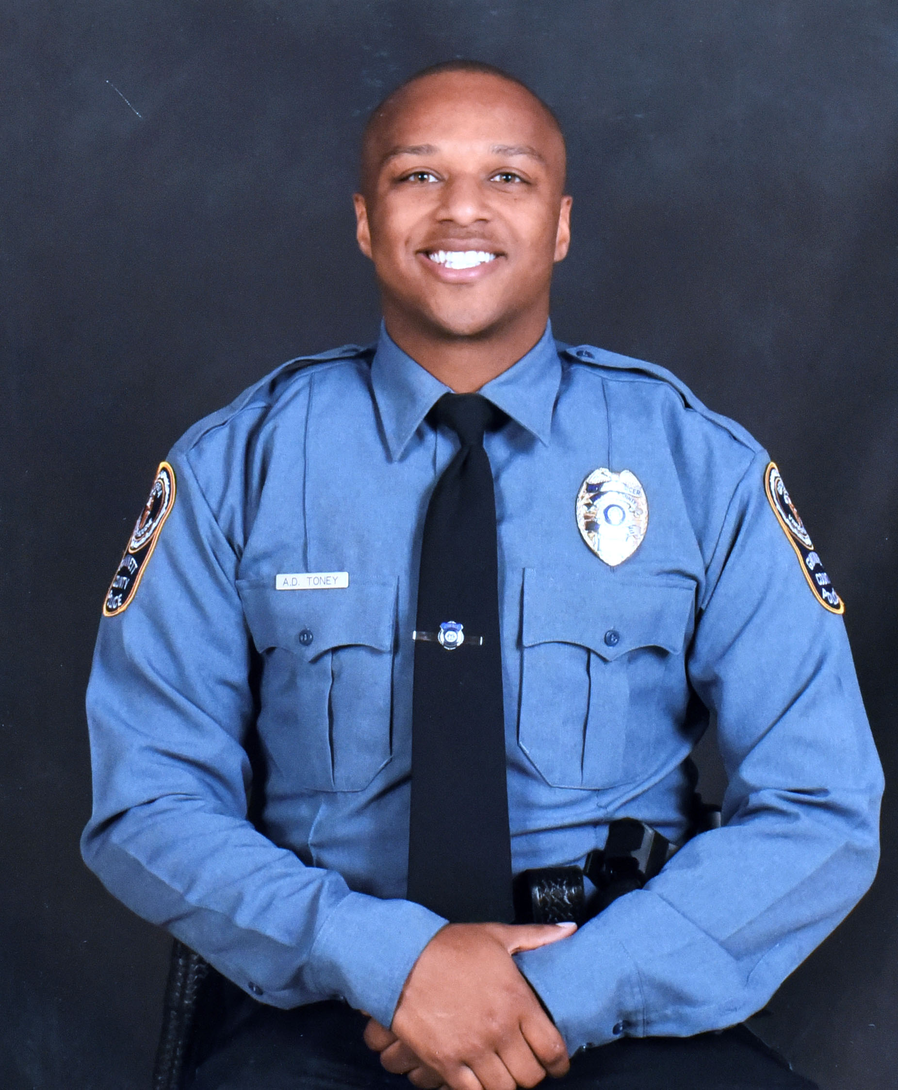 A Gwinnett County police officer was fatally shot near Snellville on Saturday afternoon, according to the department. The officer, identified as Antwan Toney, died after he was taken to Gwinnett Medical Center, the department announced. (Photo provided by Gwinnett Police Department)