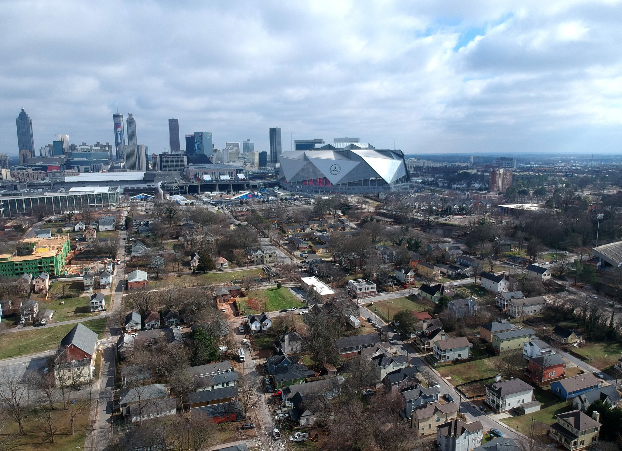 How Atlanta's Mercedes-Benz Stadium helps combat the city's flood problems