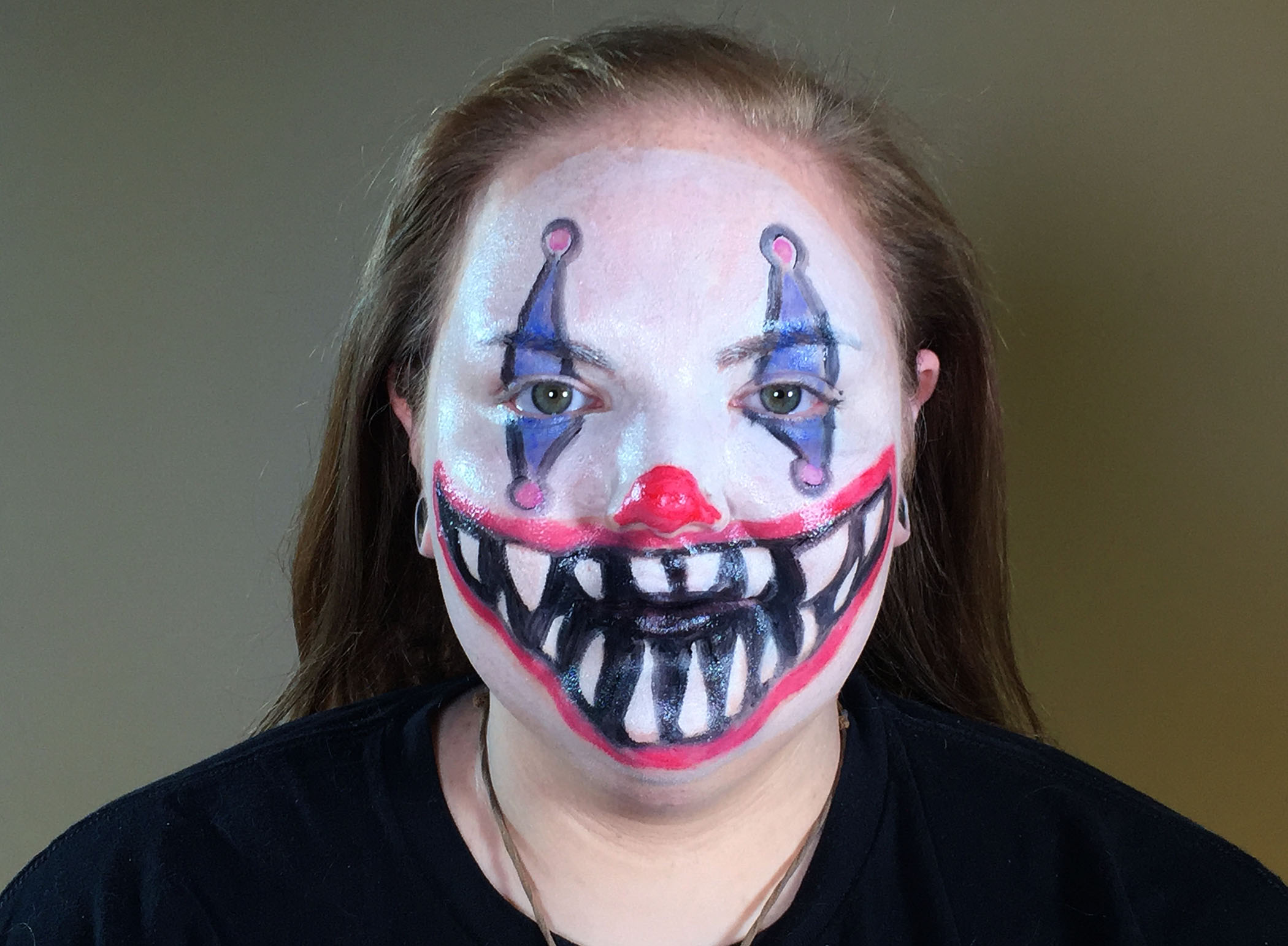 clown mouth makeup
