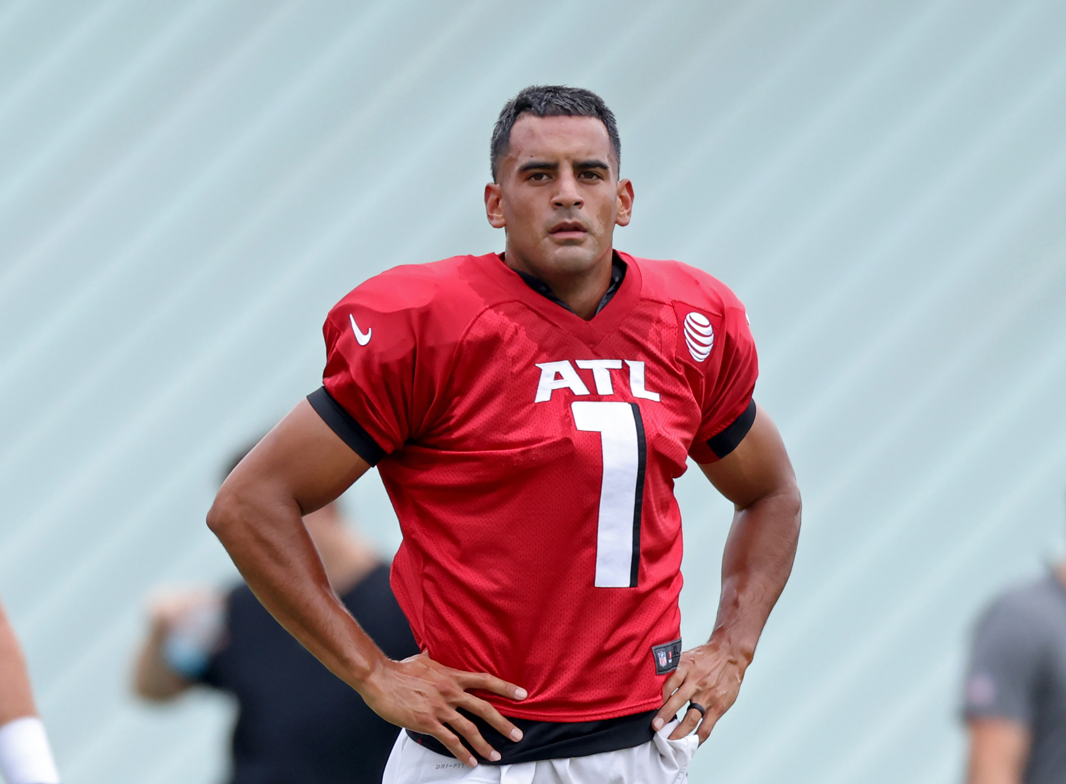 Falcons' Marcus Mariota: 'I'm very comfortable with where I'm at