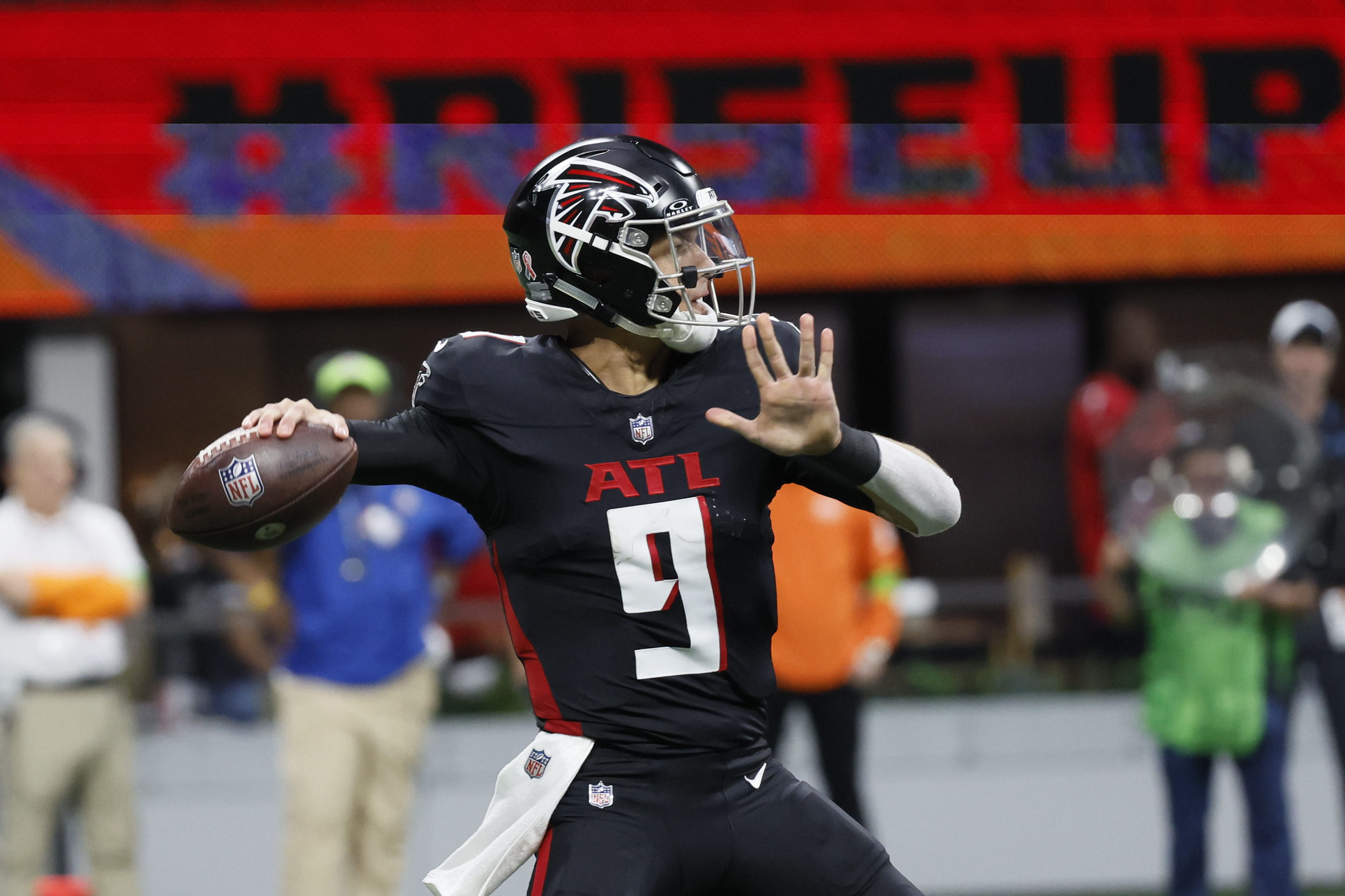 Falcons' Jessie Bates III after defeating the Panthers, 24-10, Postgame  Interview