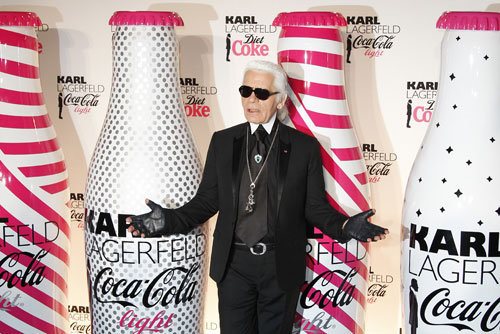 PARIS - Karl Lagerfeld partners with Diet Coke - FashionBite