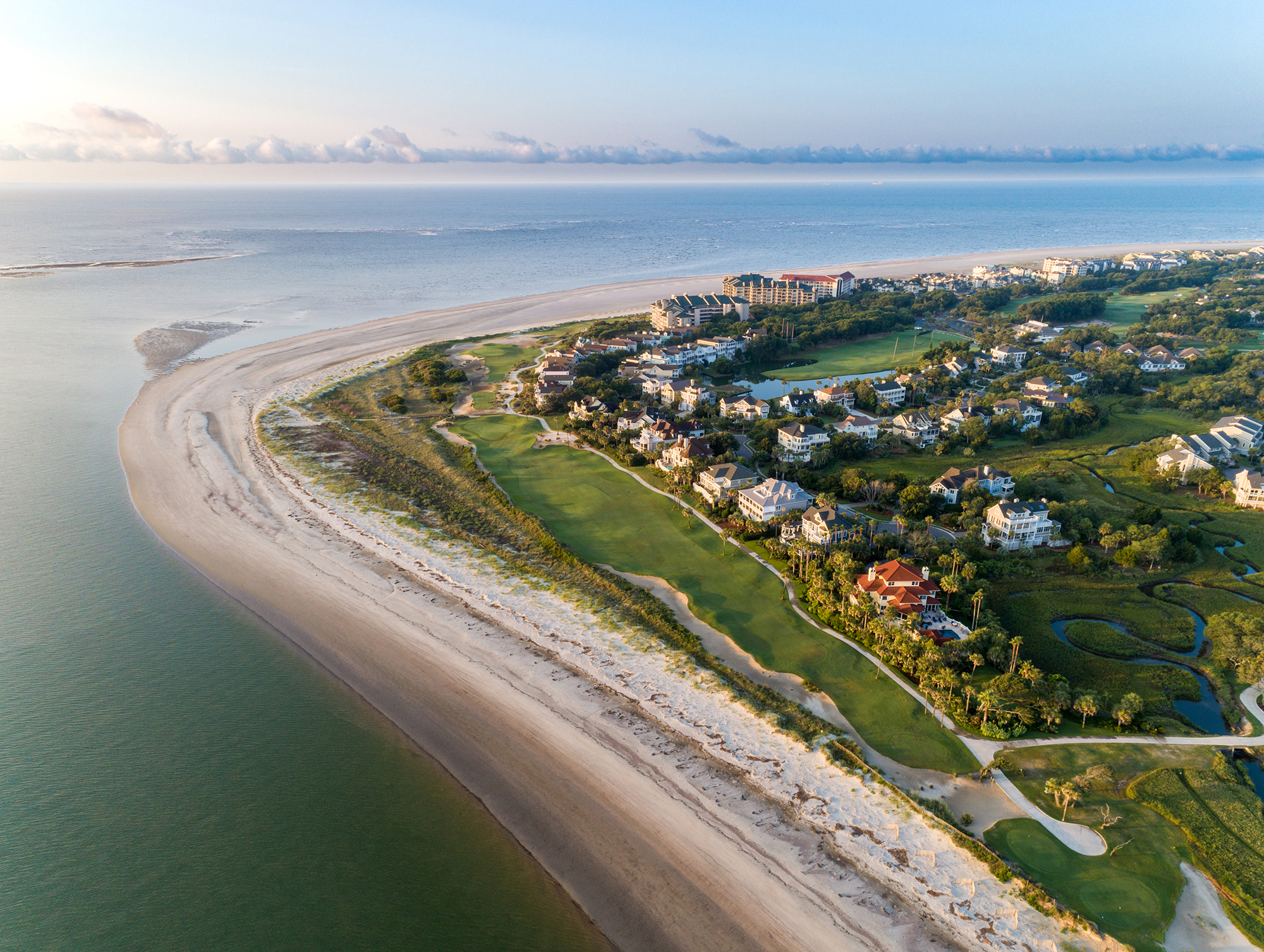The Links Course at Wild Dunes Resort in Isle of Palms, South Carolina, provides a spectacular oceanside finish.
Courtesy of Wild Dunes Resort