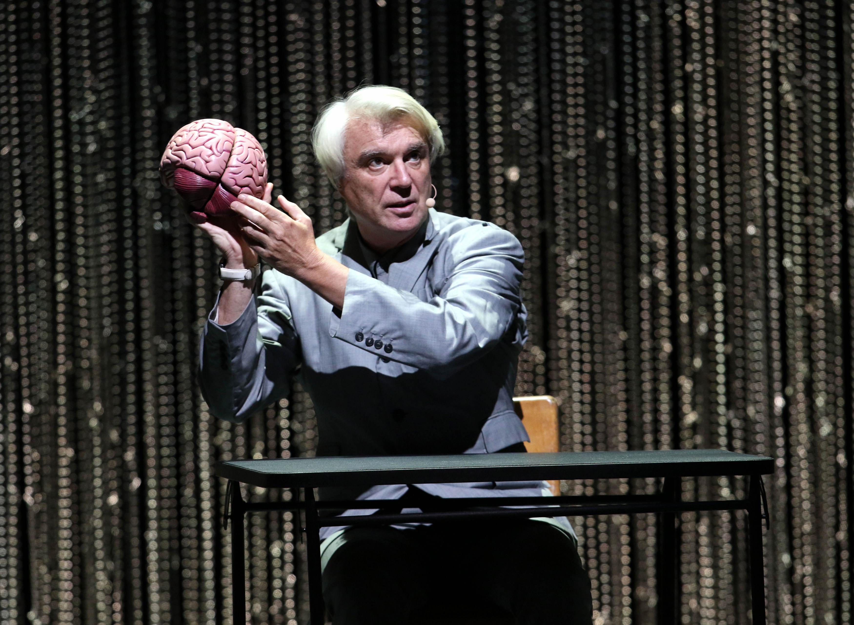 David Byrne wants to give you something to think about. Photo: Robb Cohen/ Robb Cohen Photography & Video /www.RobbsPhotos.com