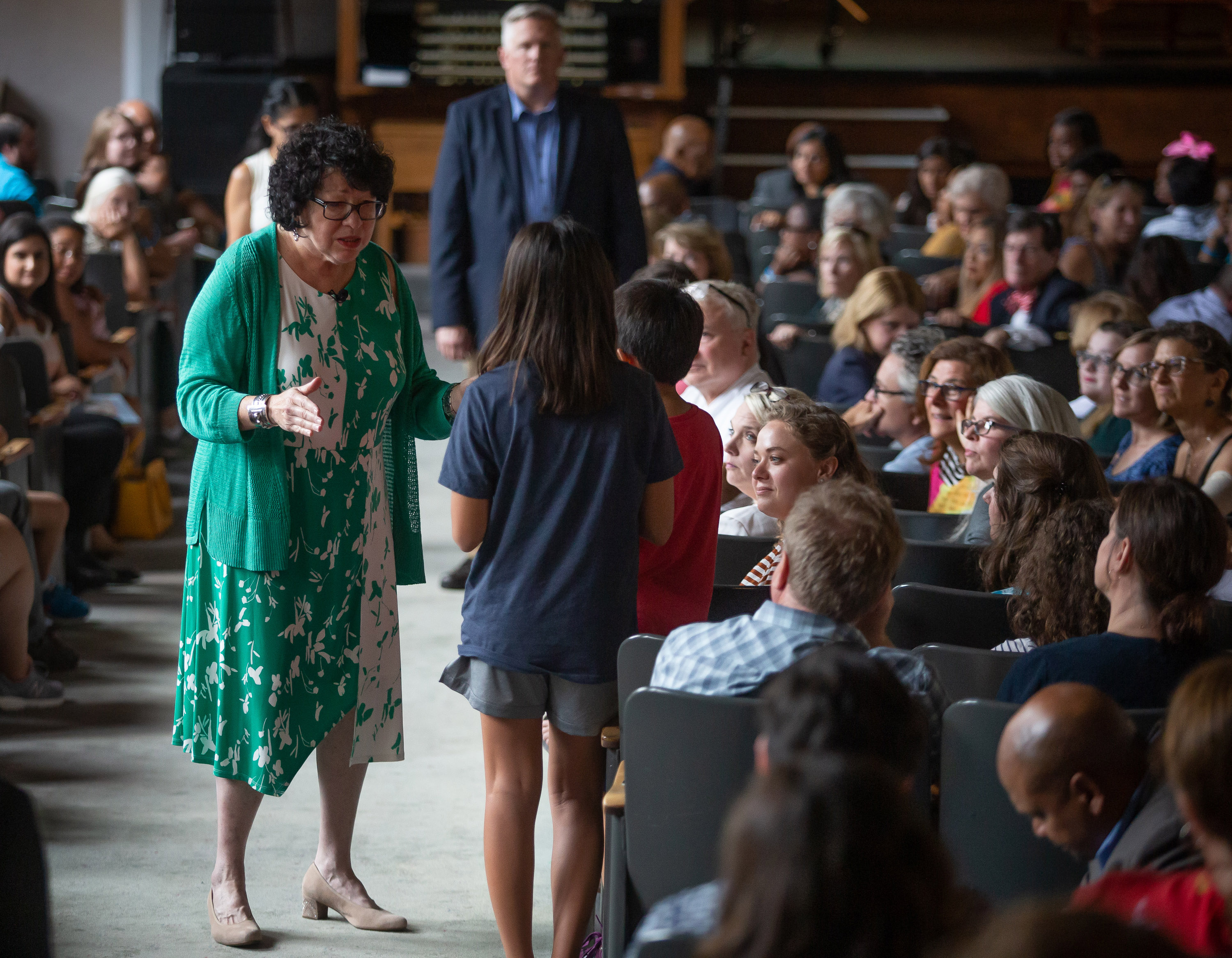 U.S. Supreme Court Justice Sonia Sotomayor answers questions from the young and old members of the audience during her appearance on the Agnes Scott College campus during the AJC Decatur Book Festival Sunday, September 1, 2019. (Photo: STEVE SCHAEFER / SPECIAL TO THE AJC)