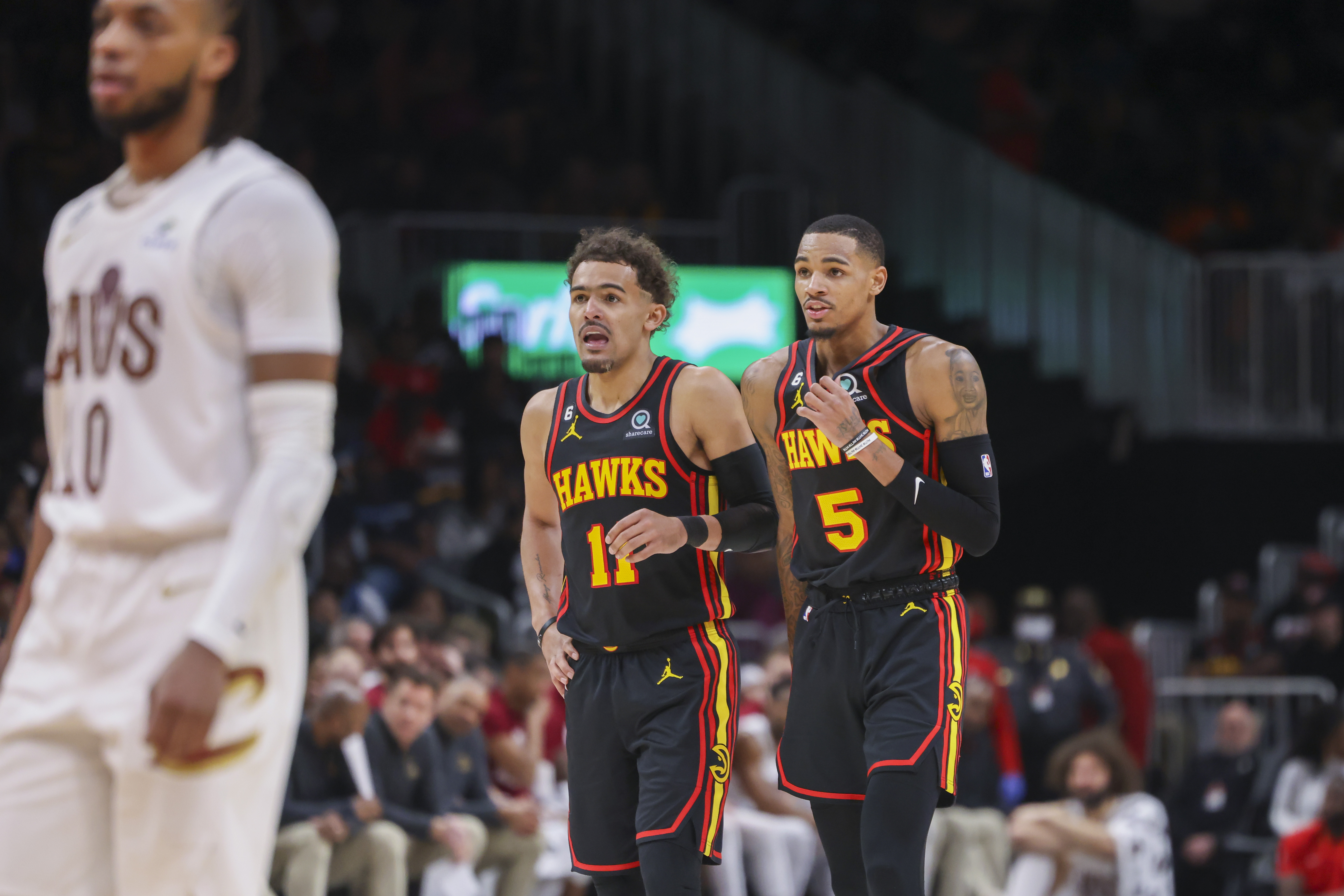 Hawks' Dejounte Murray responds to Cavaliers' 'future star