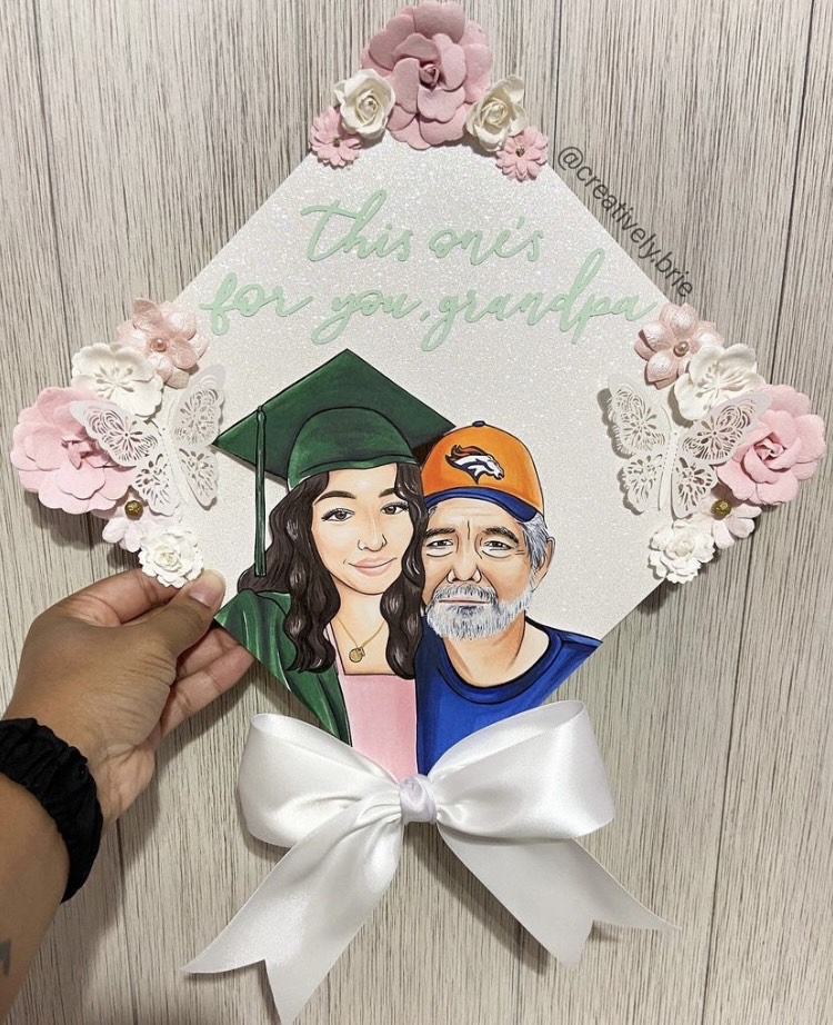 Graduation Caps and Flowers Graphics Graphic by AwkwardAnnies · Creative  Fabrica