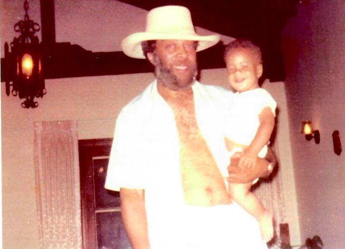 Actor Whitman Mayo and his infant son Rahn Mayo, circa 1976. Whitman Mayo, who taught drama at Clark Atlanta University, starred in "Sanford and Son" as Grady Wilson. Rahn Mayo went on to become a member of the Georgia House of Representatives. Courtesy of Rahn Mayo