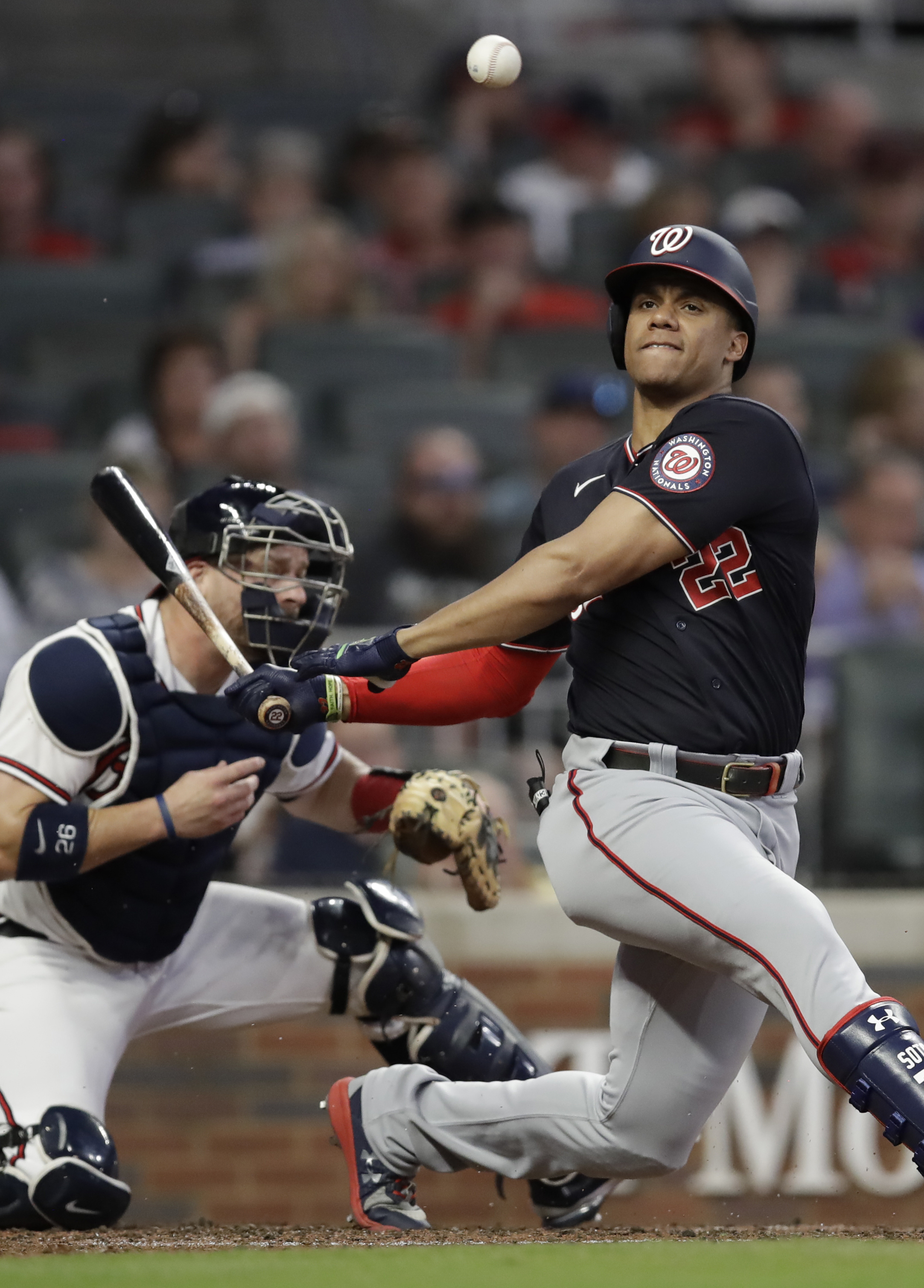 Atlanta Braves walk off on Washington Nationals in extras on Joc Pederson  single, 7-6 final - Federal Baseball