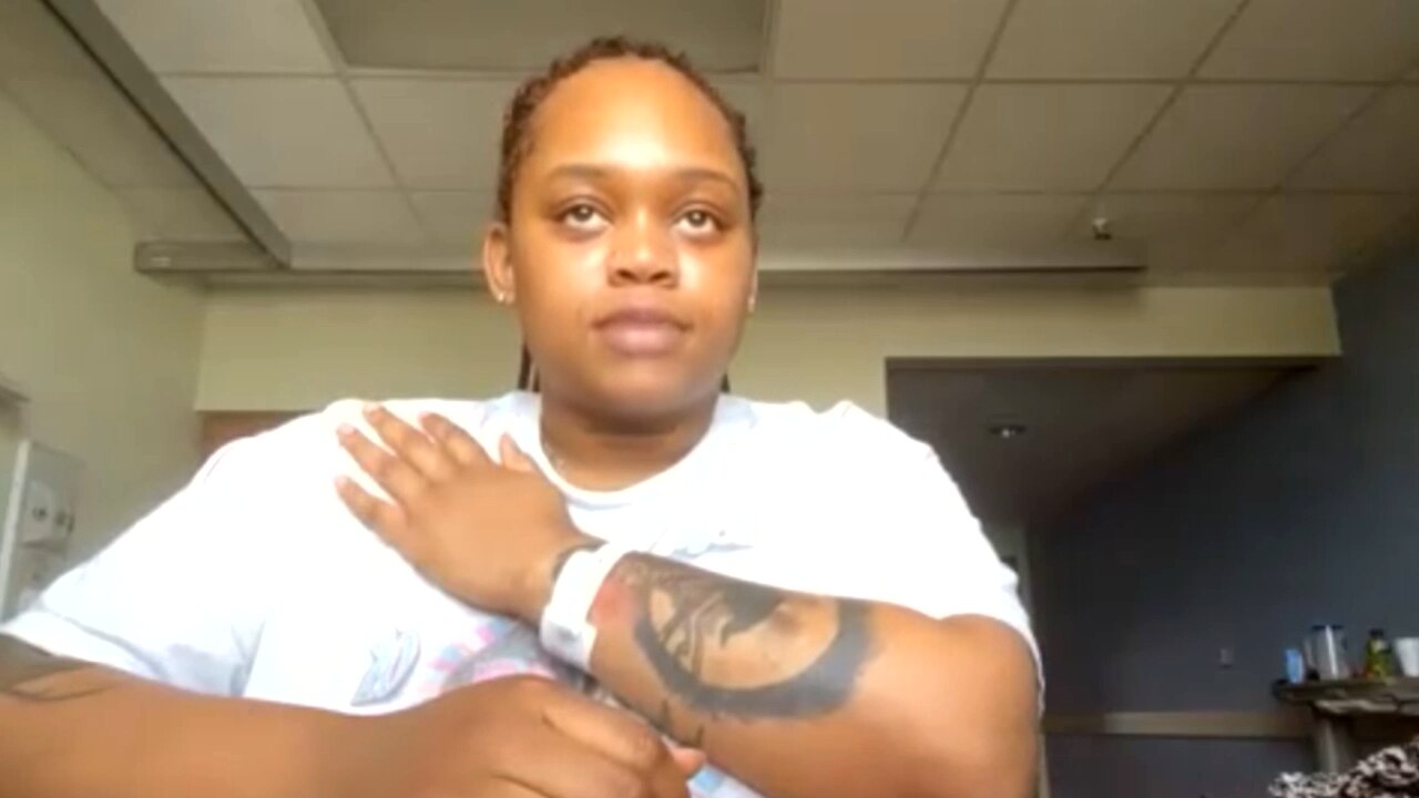 Amari Franklin was shot and paralyzed while on her way home from work in April 2021. Franklin is one of hundreds of people shot and injured in road rage shootings in 2021.
