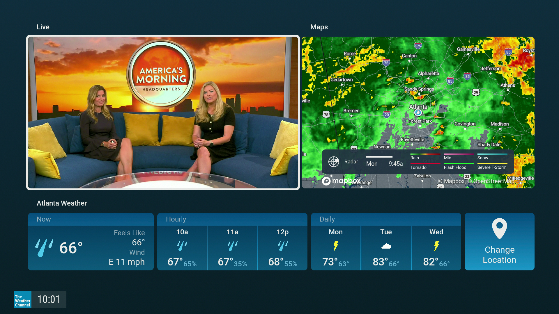 The Weather Channel adds livestream TV app, subscription option