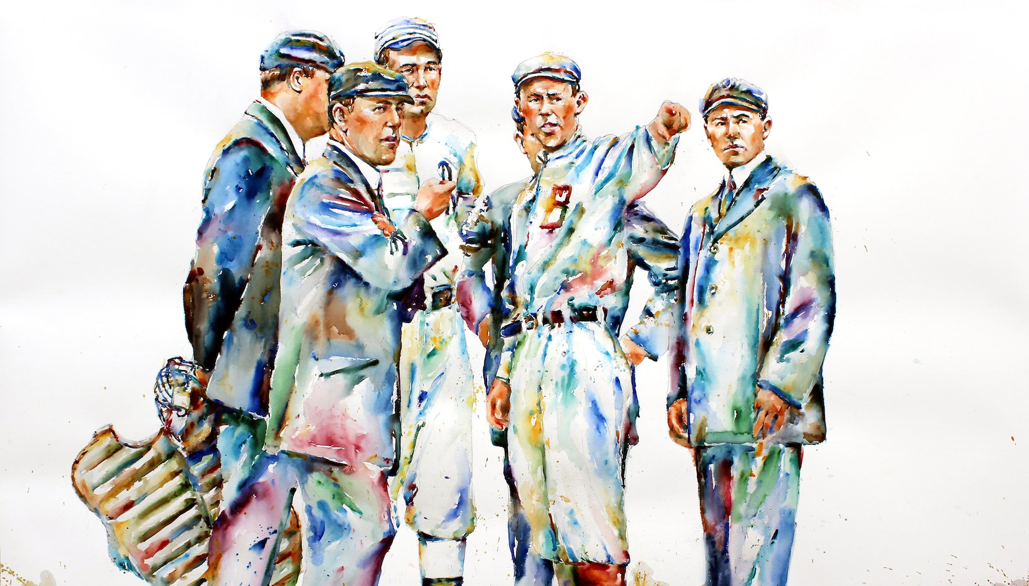 Truist Park Stadium Braves Atlanta Georgia Watercolor 