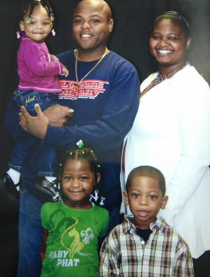 Shortly before he was deployed to Afghanistan, Staff Sergeant Alex French IV was home with his young family in Milledgeville. Holding his daughter, Madison, his wife Shanoca is next to him. His twins, Alexis and Alex V pose in front.
French IV was killed in action on Sept. 30, 2009.