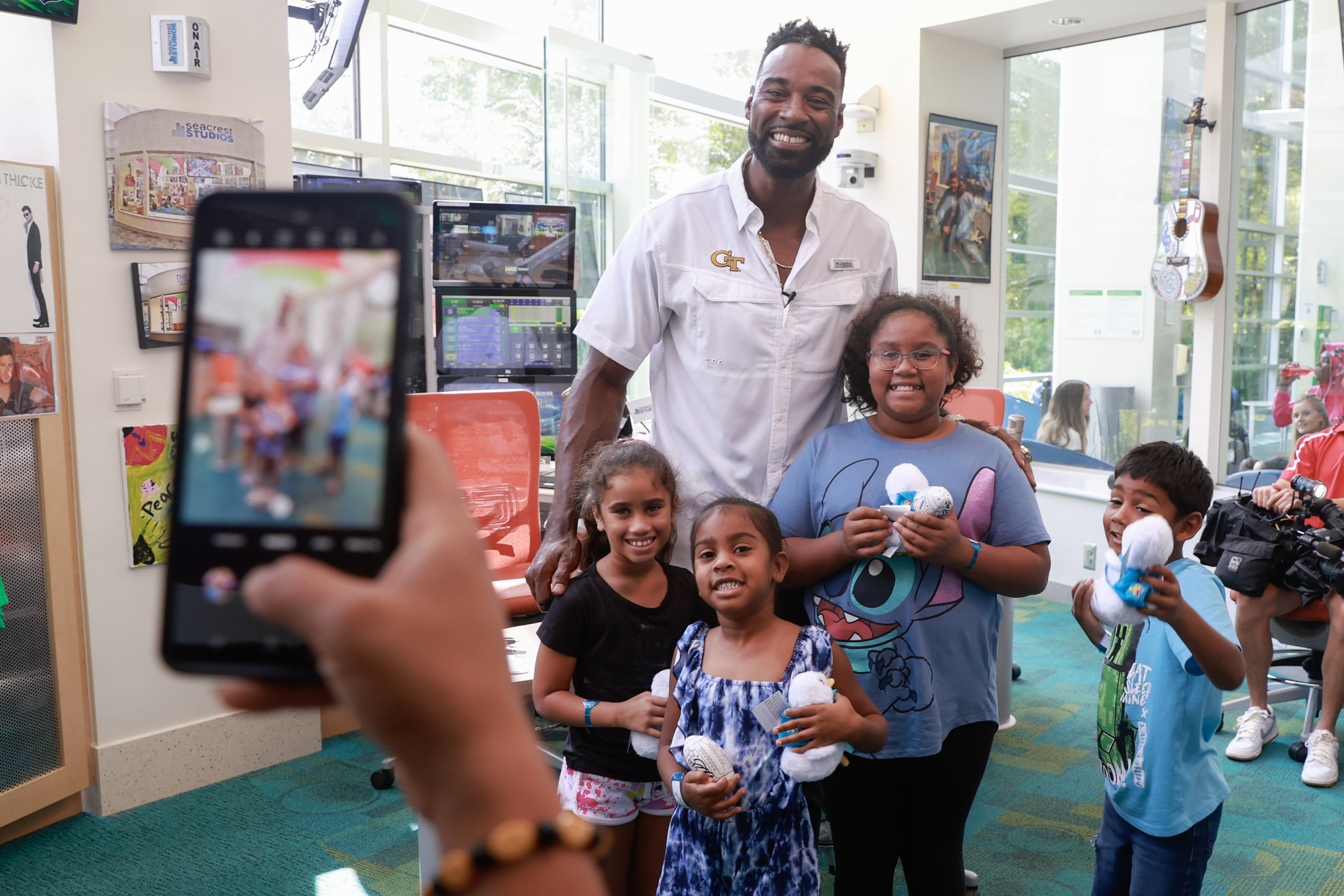 Inspire Atlanta  Georgia Tech legend Calvin Johnson helps sick