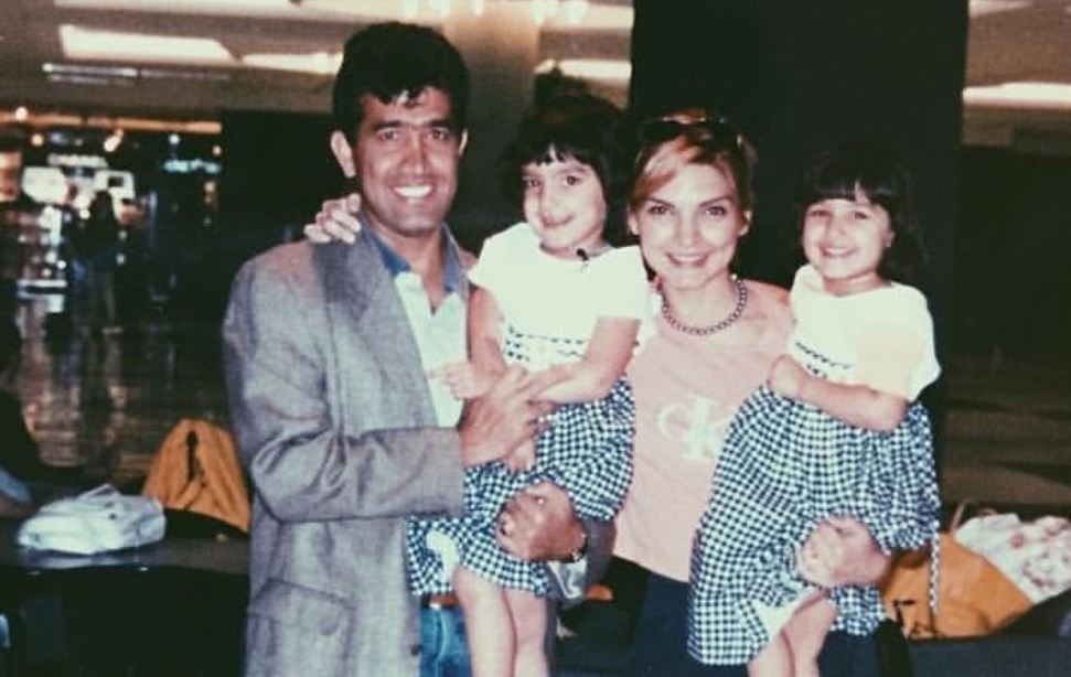 Hamid Jahangard died Aug. 2 after being hit by a car in Sandy Springs. He is shown in this undated family photo with his late wife and his daughters, Sahar and Sepeideh.