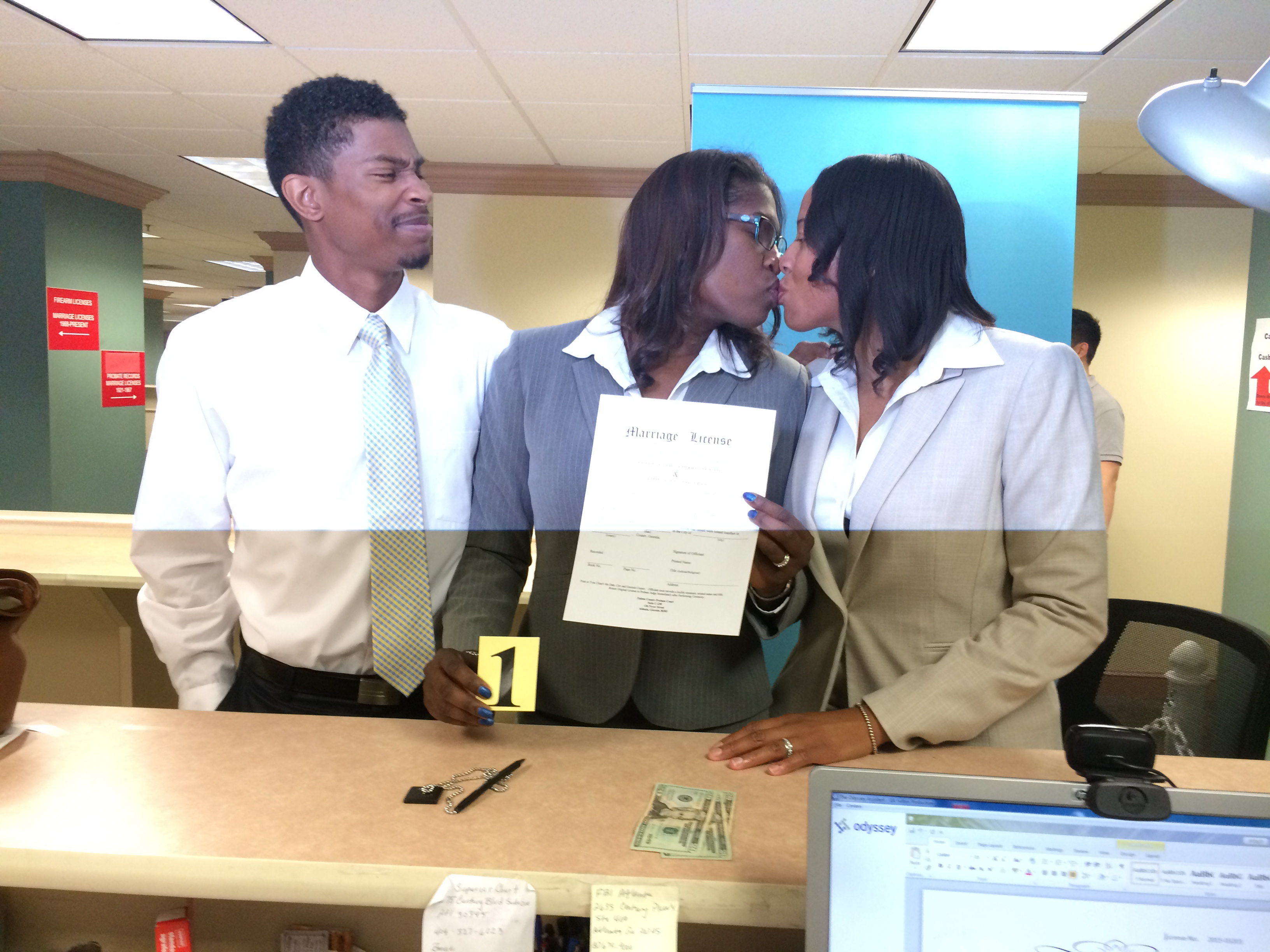 Same-sex couples tie the knot after Supreme Court decision