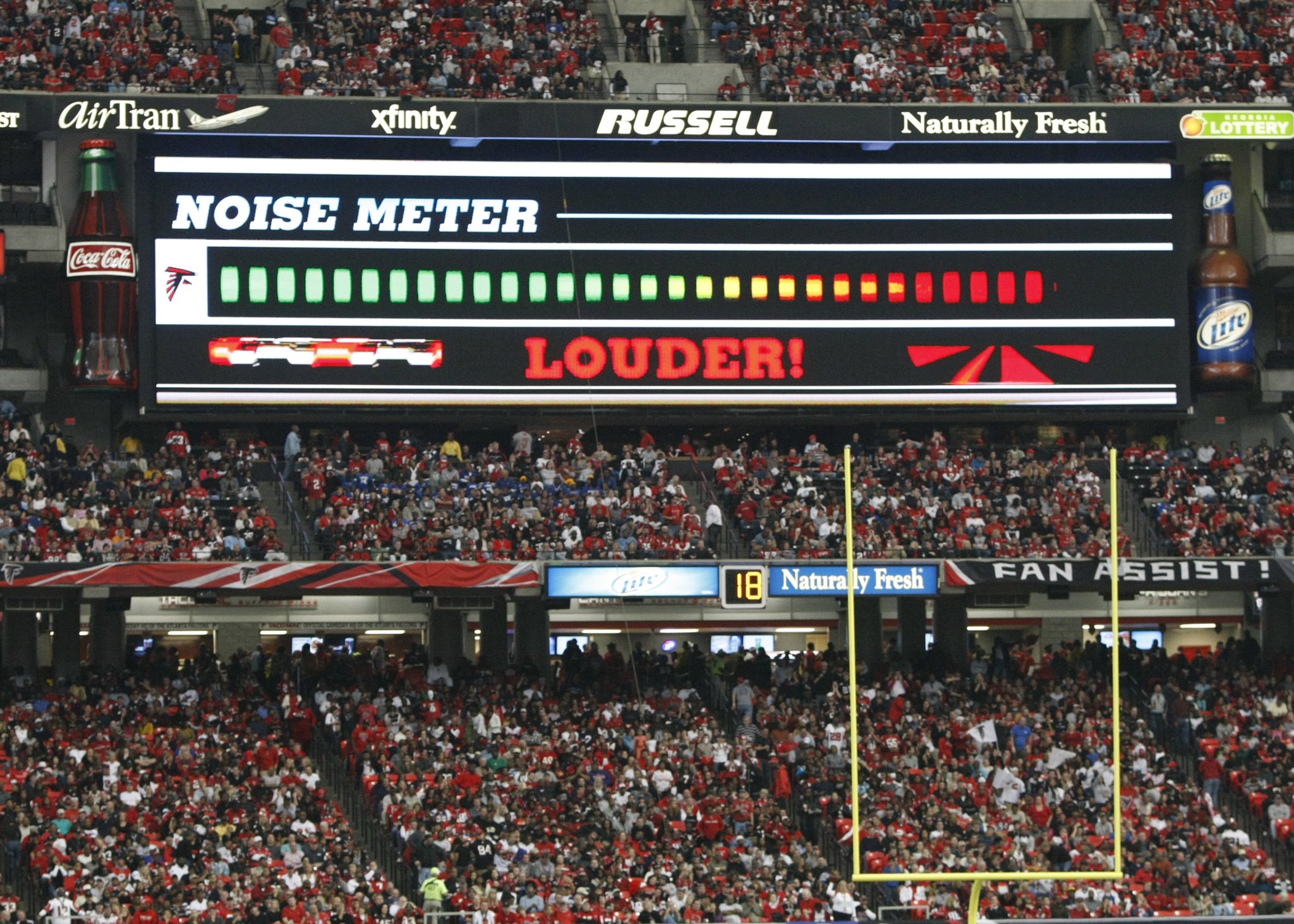 NFL investigating fake crowd noise at Falcons home games