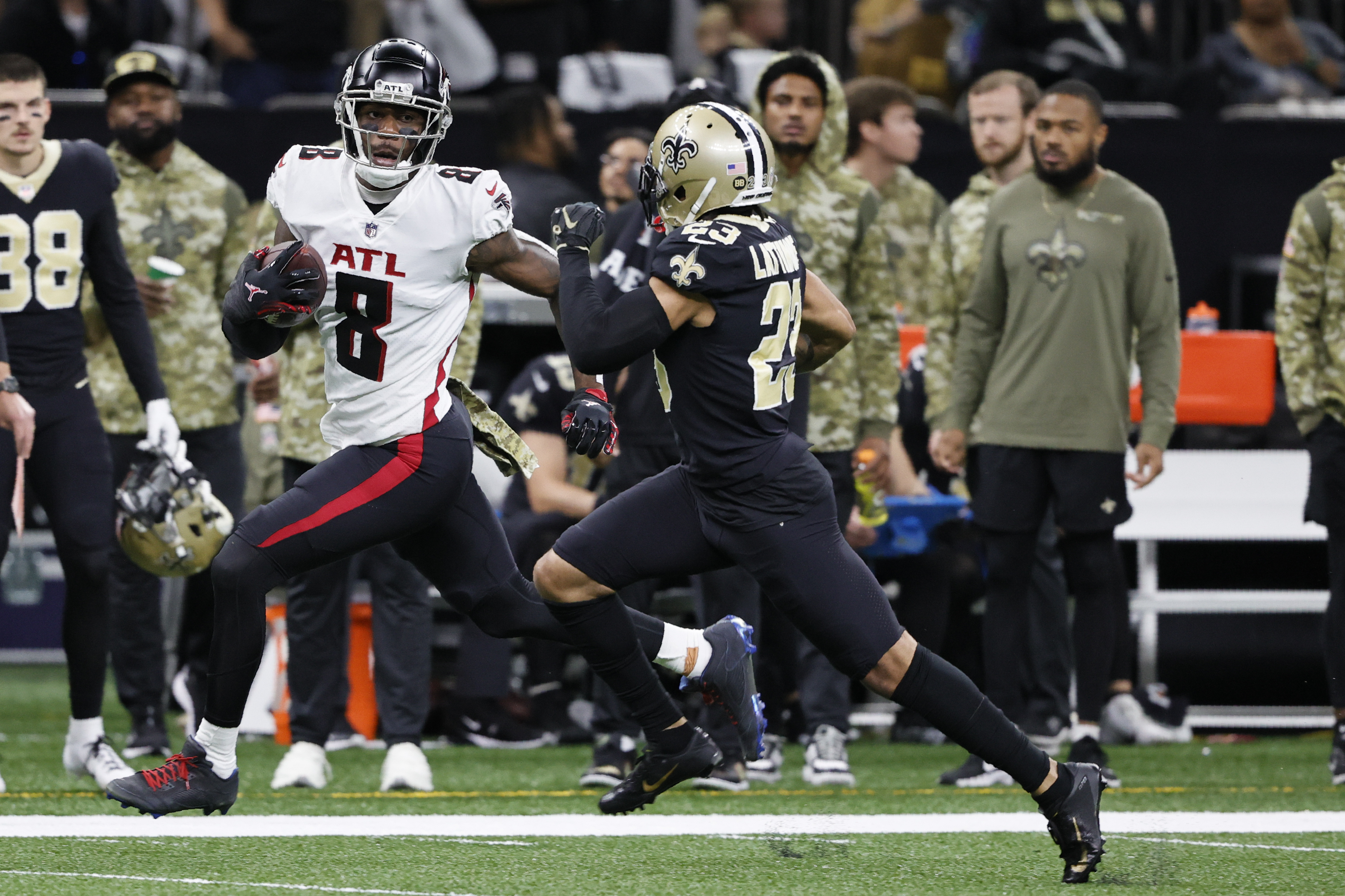 Falcons rookie TE Kyle Pitts scores TD in Pro Bowl