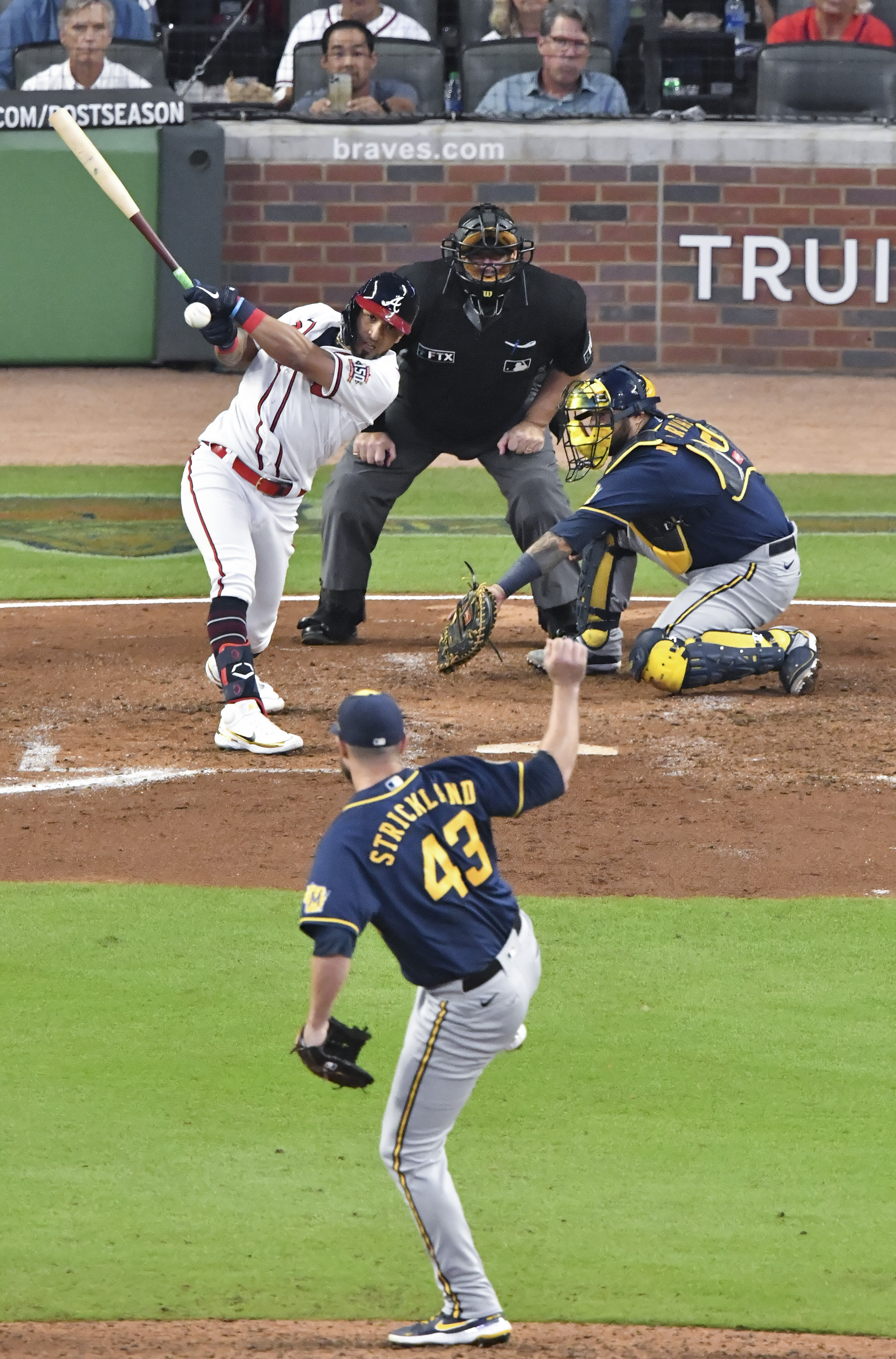 Brewers Win Game NLDS Game 1 Thanks To 2-Run HR From Rowdy Tellez!, ROWDY!  This 2-run shot wins it for the Milwaukee Brewers in Game 1 vs the Atlanta  Braves!