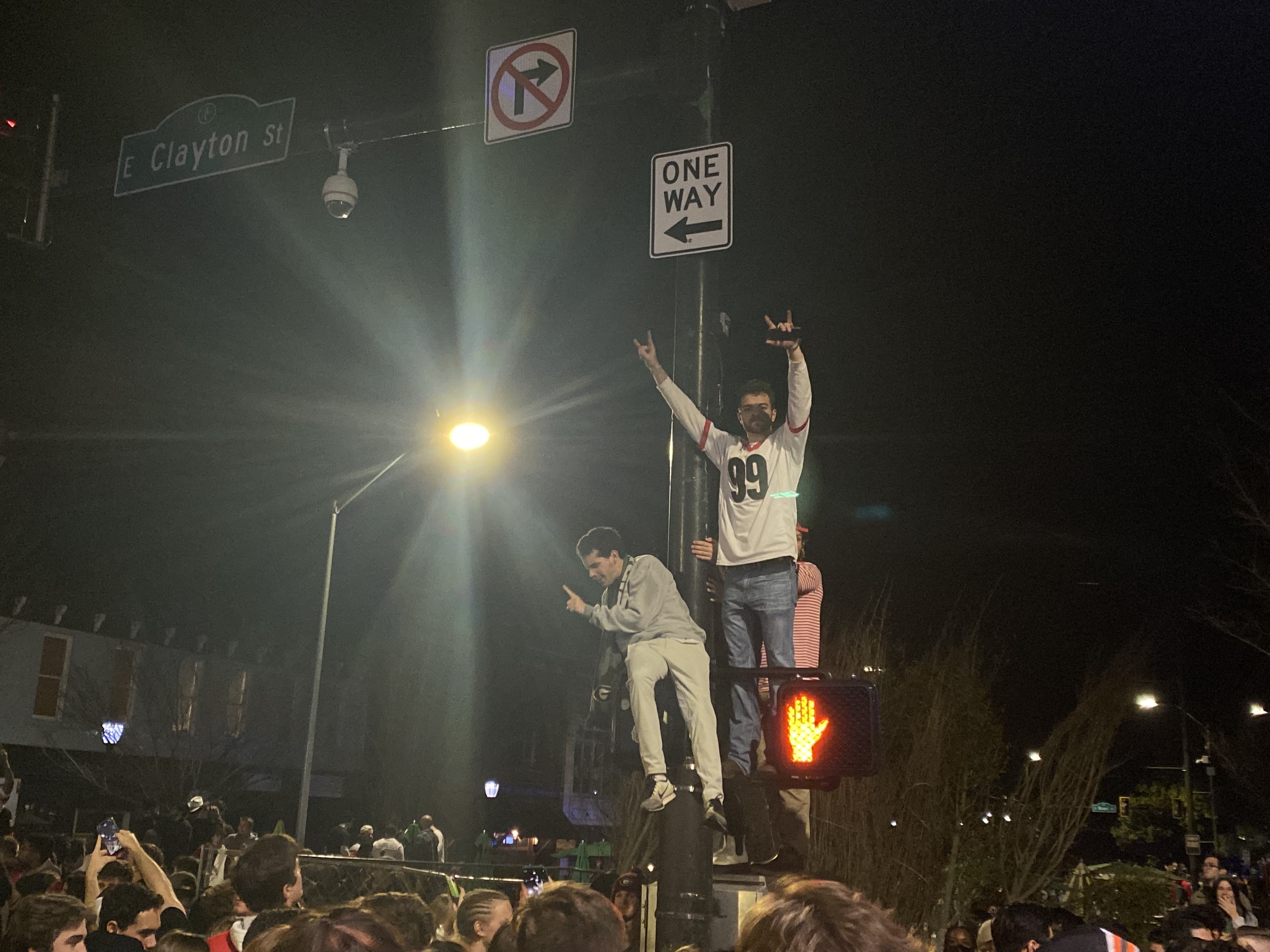 Downtown Athens Explodes with Excitement After Georgia Bulldogs Win It All