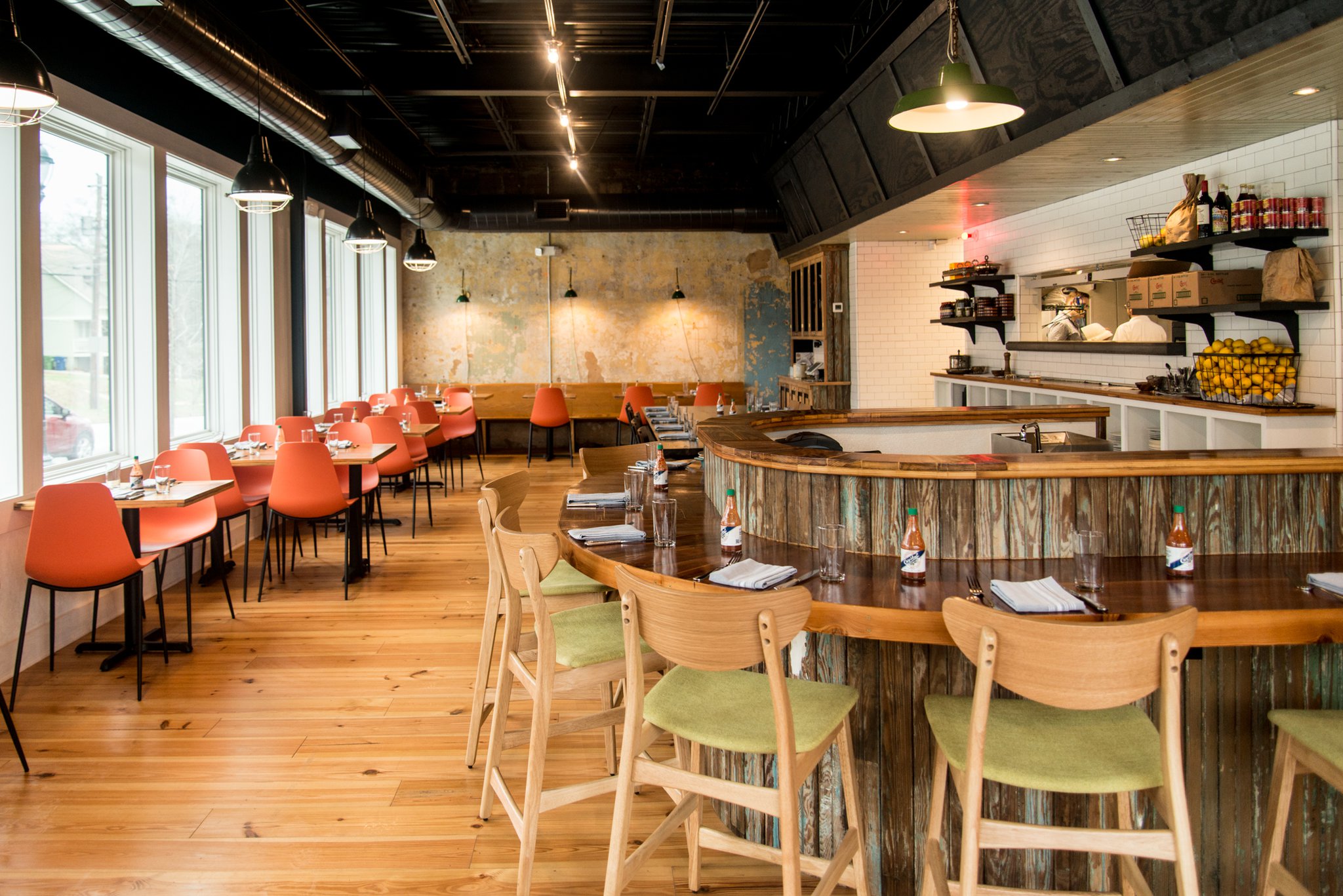 Atlanta’s Square Feet Studio designed Mary Hoopa’s. Photo credit- Mia Yakel.