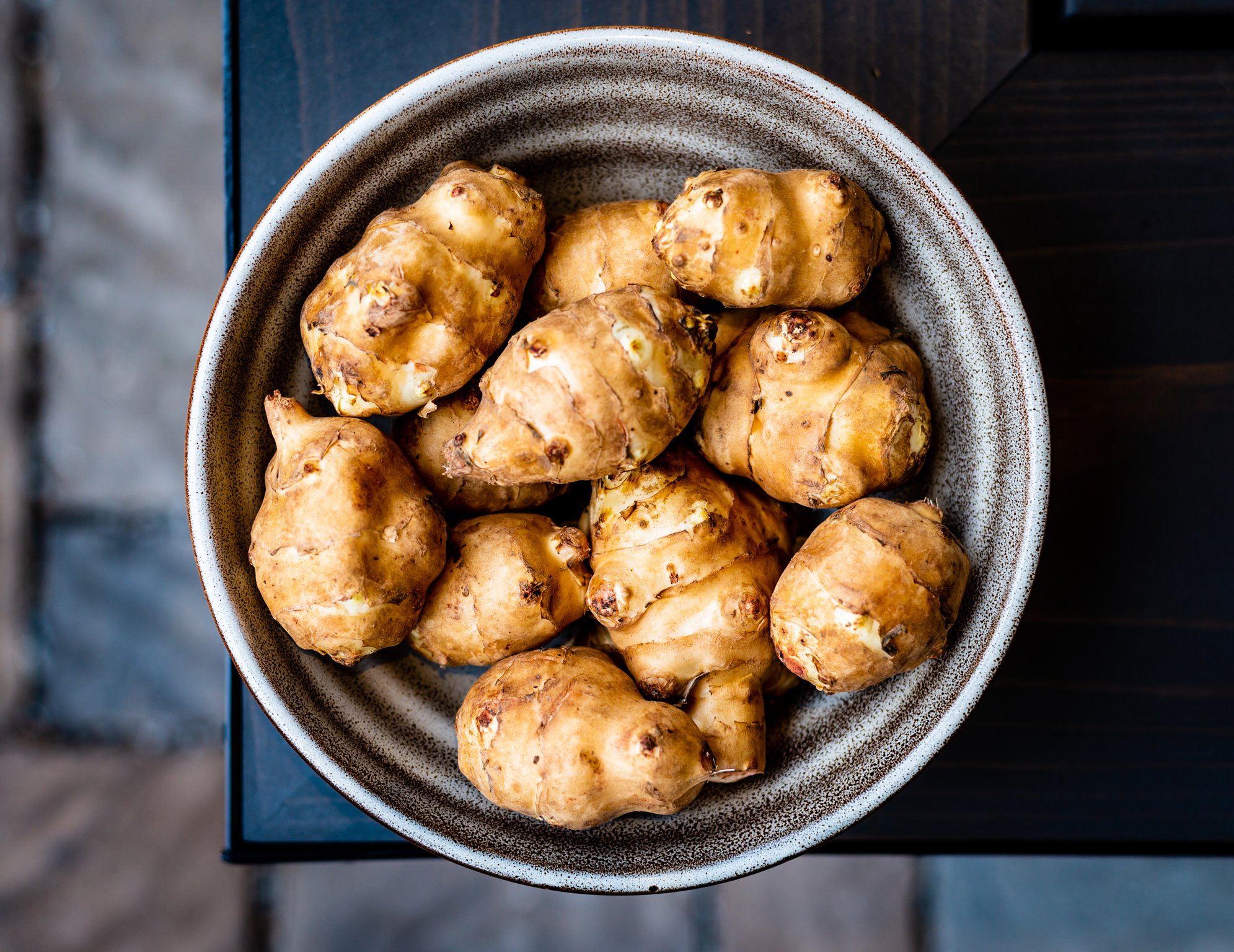 Sunchokes have an earthy, sweet and nutty flavor profile and potato-like texture. They can be fried, boiled, steamed, grilled, mashed or pureed as a base for soups. CONTRIBUTED BY HENRI HOLLIS