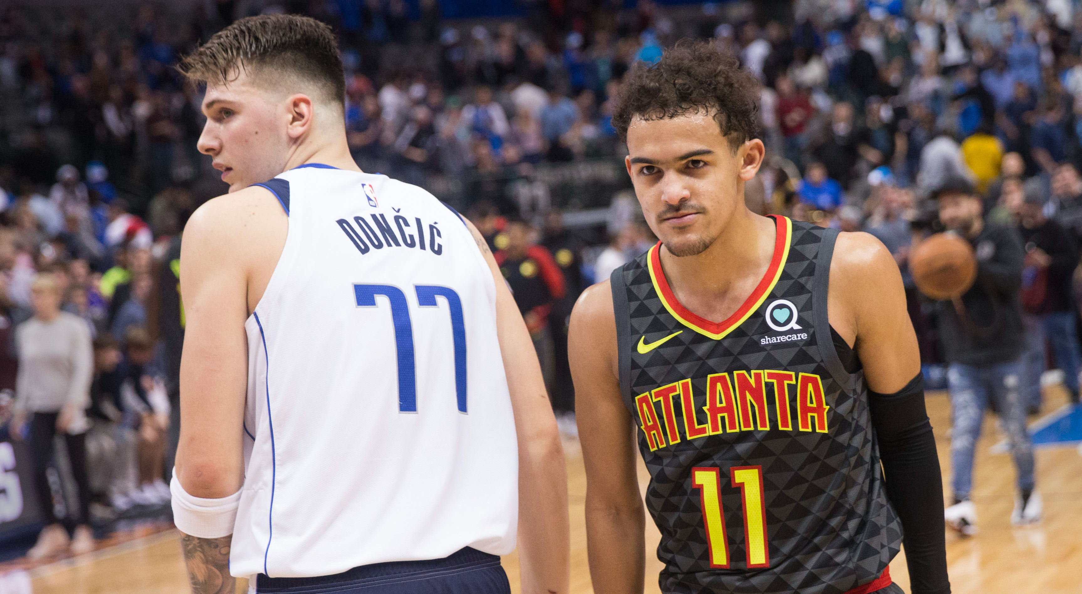Trae Young reacts to Hawks handing massive Play-In blow to Luka